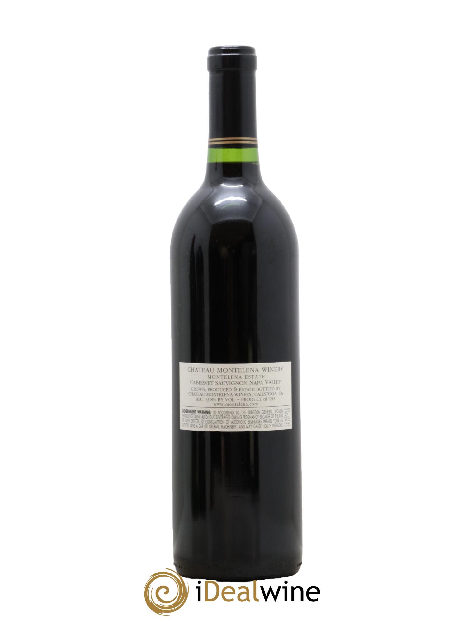 Napa Valley Cabernet Sauvignon Château Montelena Cabernet Sauvignon Napa Valley Chateau Montelana 2017 - Lot de 1 bouteille - 1