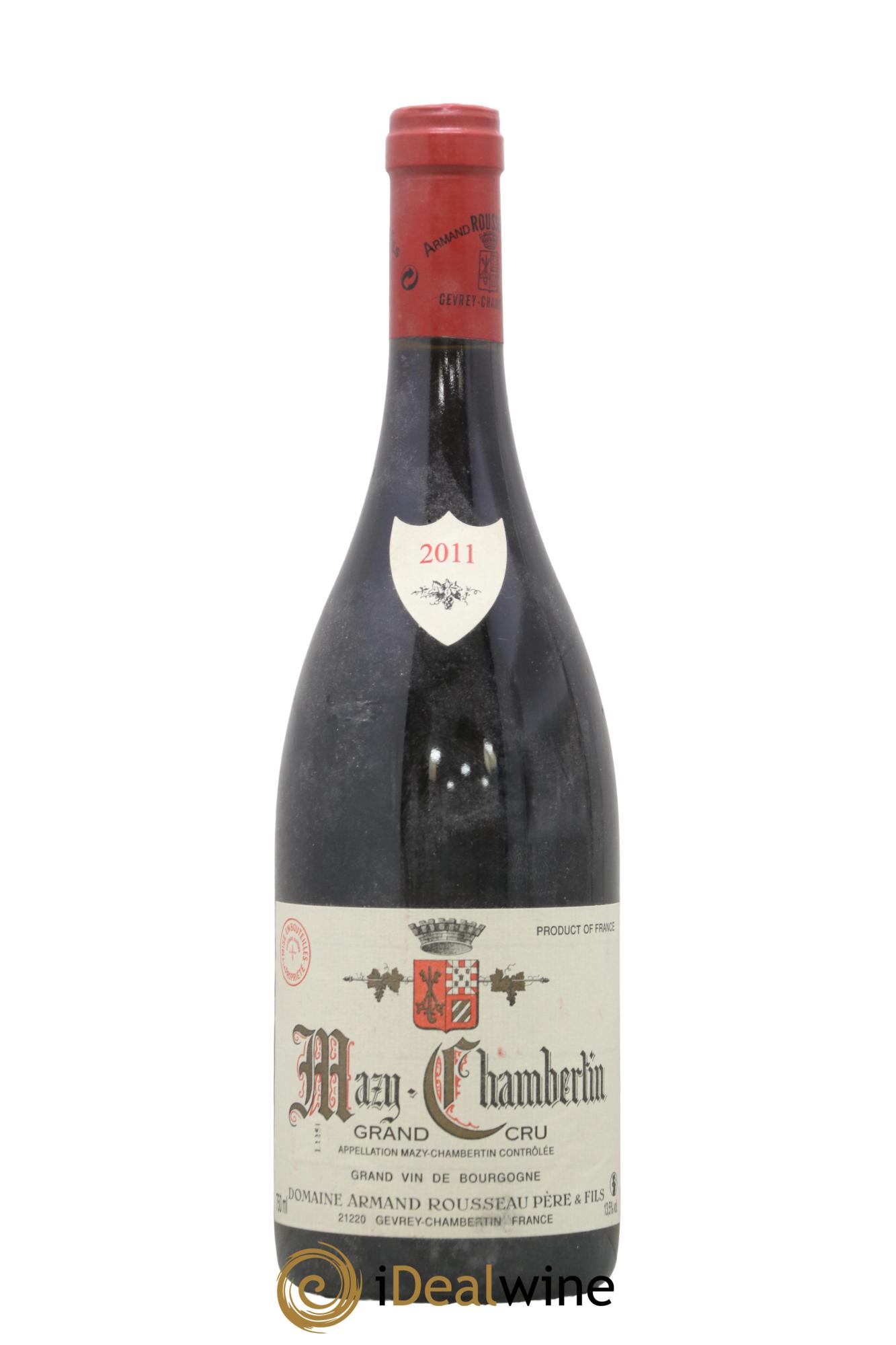 Mazis-Chambertin Grand Cru Armand Rousseau (Domaine) 2011 - Lot de 1 bouteille - 0