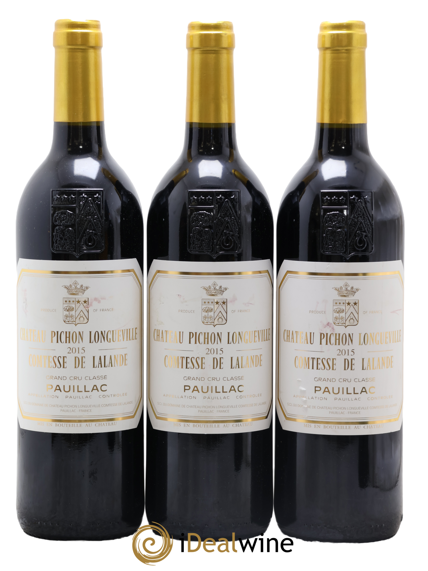 Château Pichon Longueville Comtesse de Lalande 2ème Grand Cru Classé 2015 - Lot de 3 bouteilles - 0