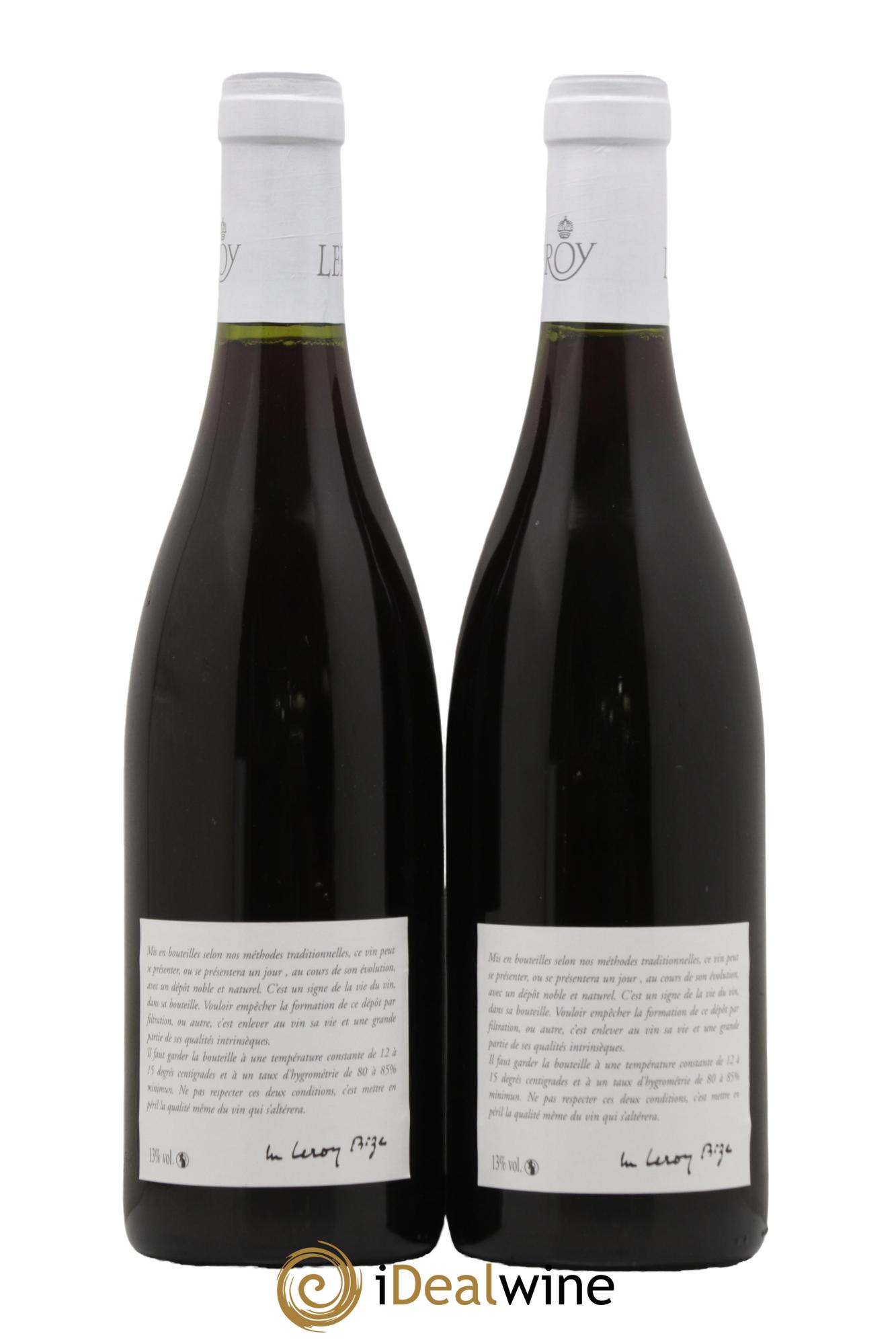 Pommard Leroy SA 2003 - Lot of 2 bottles - 1