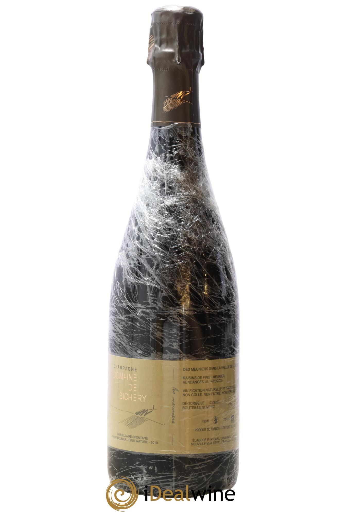 Champagne Les Meuniers Domaine de Bichery 2019 - Lotto di 1 bottiglia - 0
