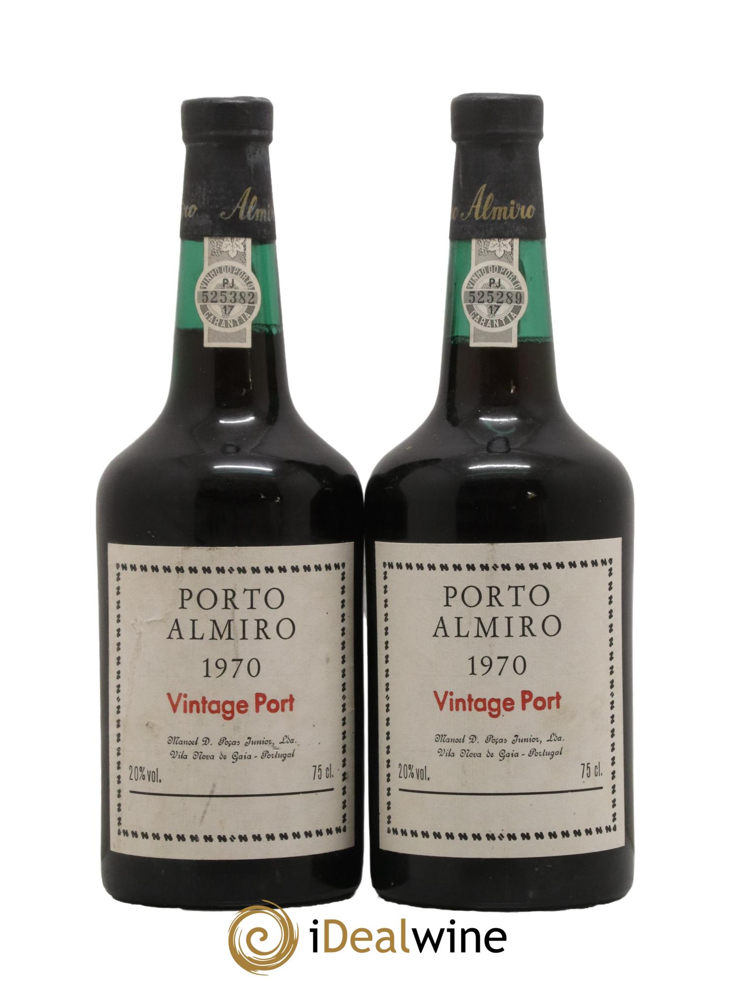 Porto Vintage Almiro 1970 - Lot de 2 bouteilles - 0