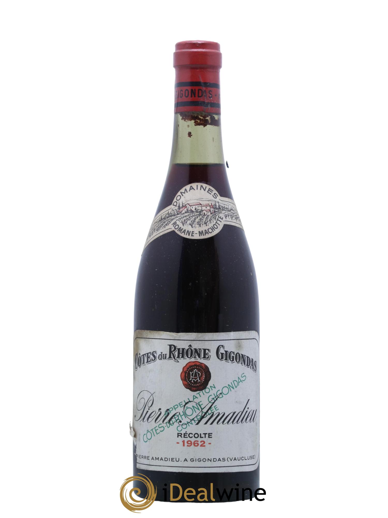 Gigondas Pierre Amadieu 1962 - Lot de 1 bouteille - 0