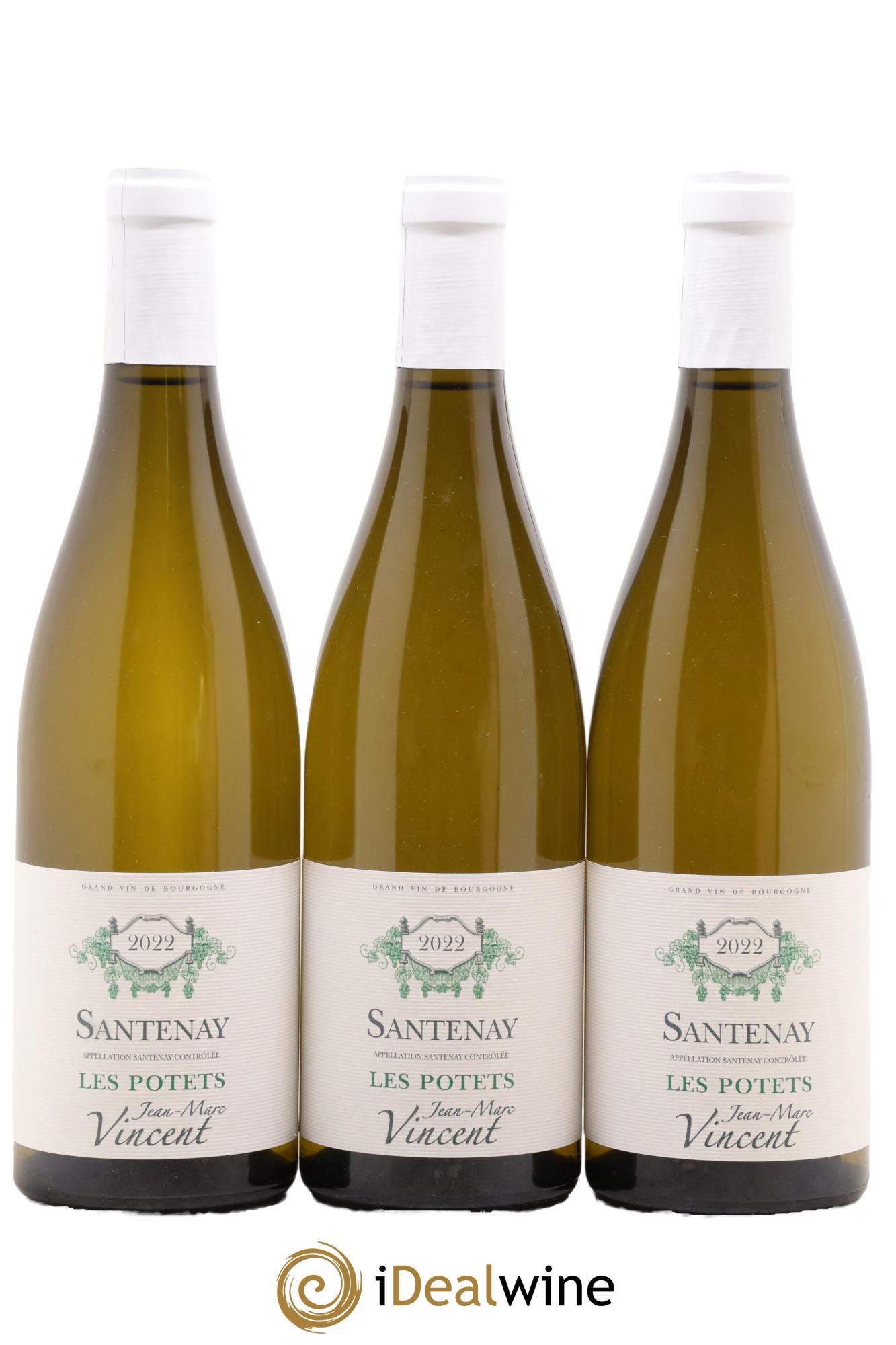 Santenay Les Potets Jean-Marc Vincent (Domaine) 2022 - Lot de 3 bouteilles - 0