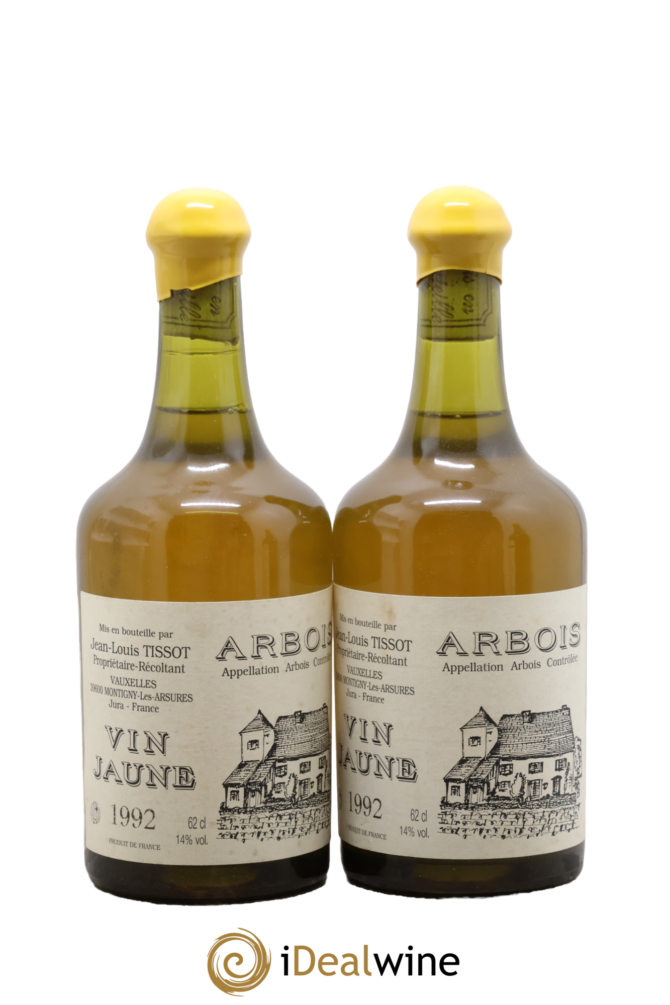 Arbois Vin Jaune Jean-Louis Tissot 1992 - Lot de 2 bouteilles - 0
