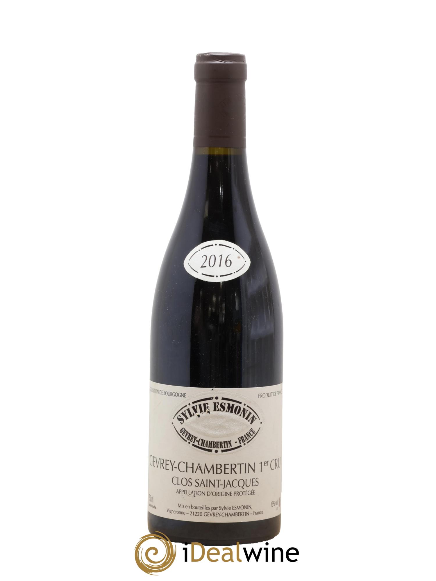 Gevrey-Chambertin 1er Cru Clos Saint Jacques Sylvie Esmonin 2016 - Lotto di 1 bottiglia - 0