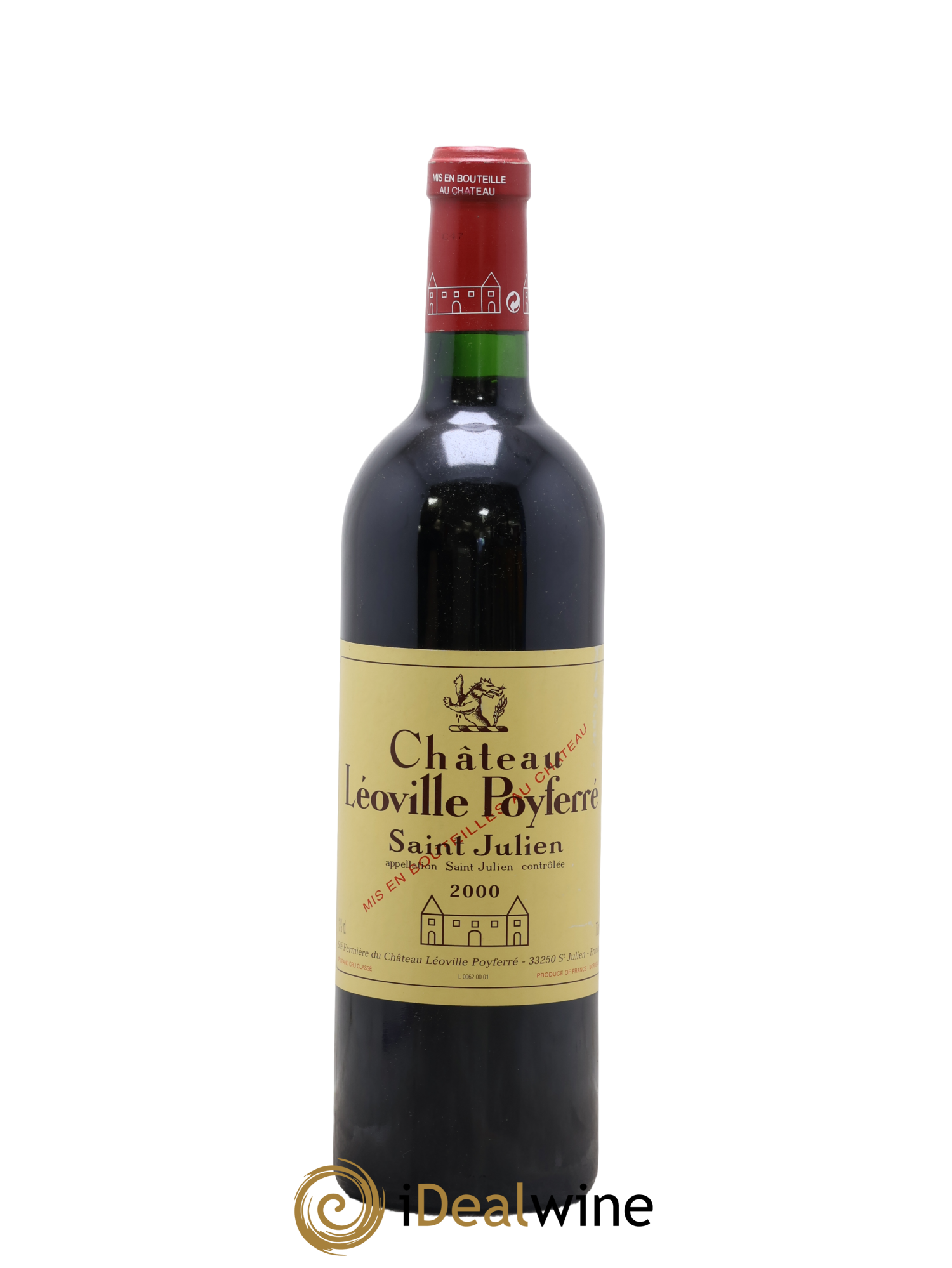 Château Léoville Poyferré 2ème Grand Cru Classé 2000 - Posten von 1 Flasche - 0