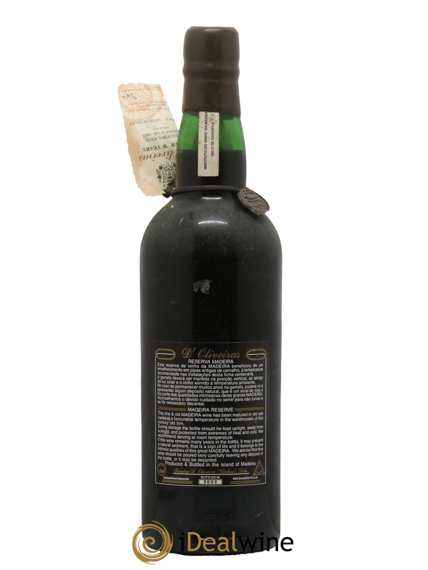 Madère Reserva Boal D Oliveiras 1977 - Lot de 1 bouteille - 1