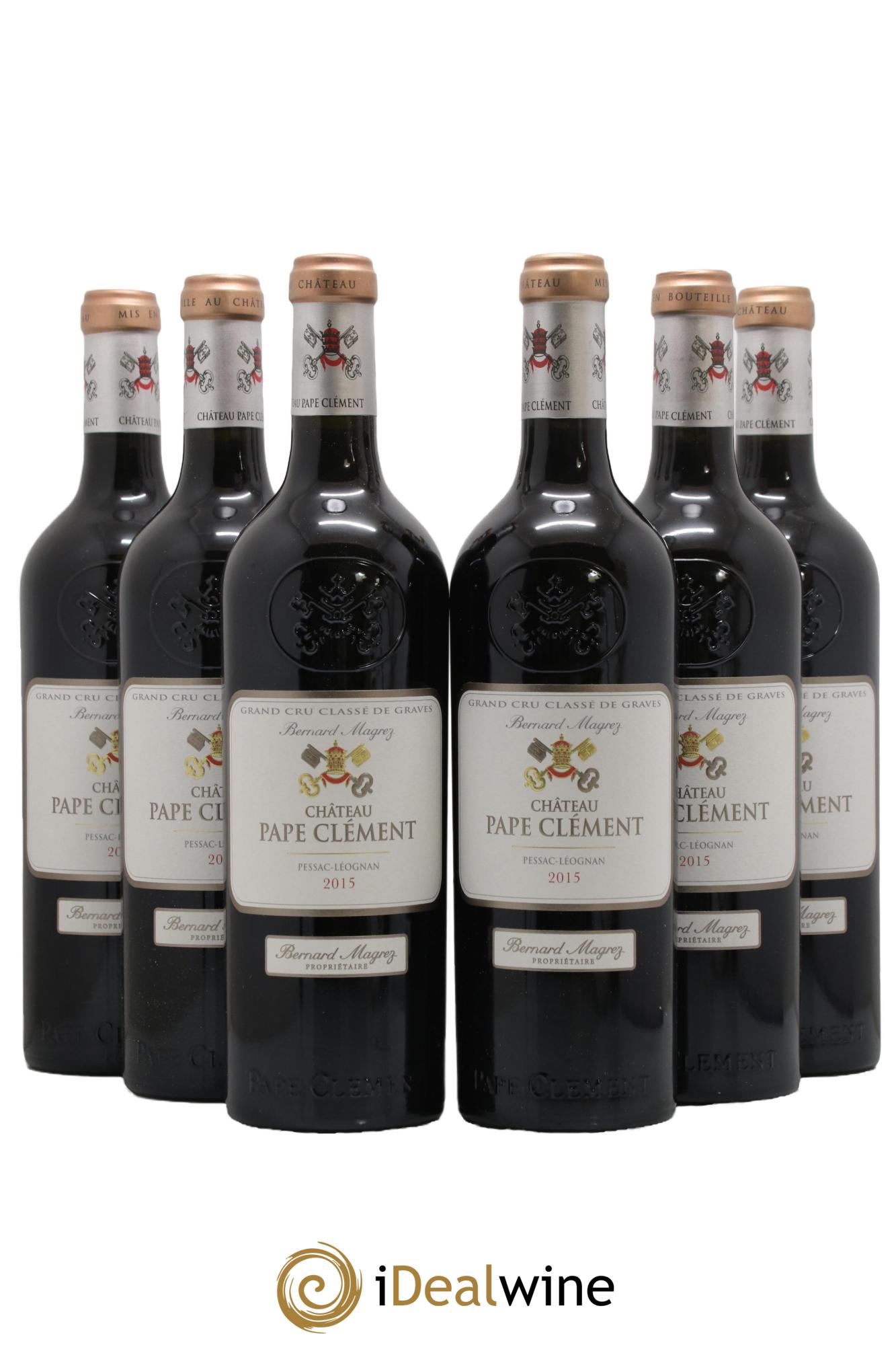 Château Pape Clément Cru Classé de Graves 2015 - Lot de 6 bouteilles - 0