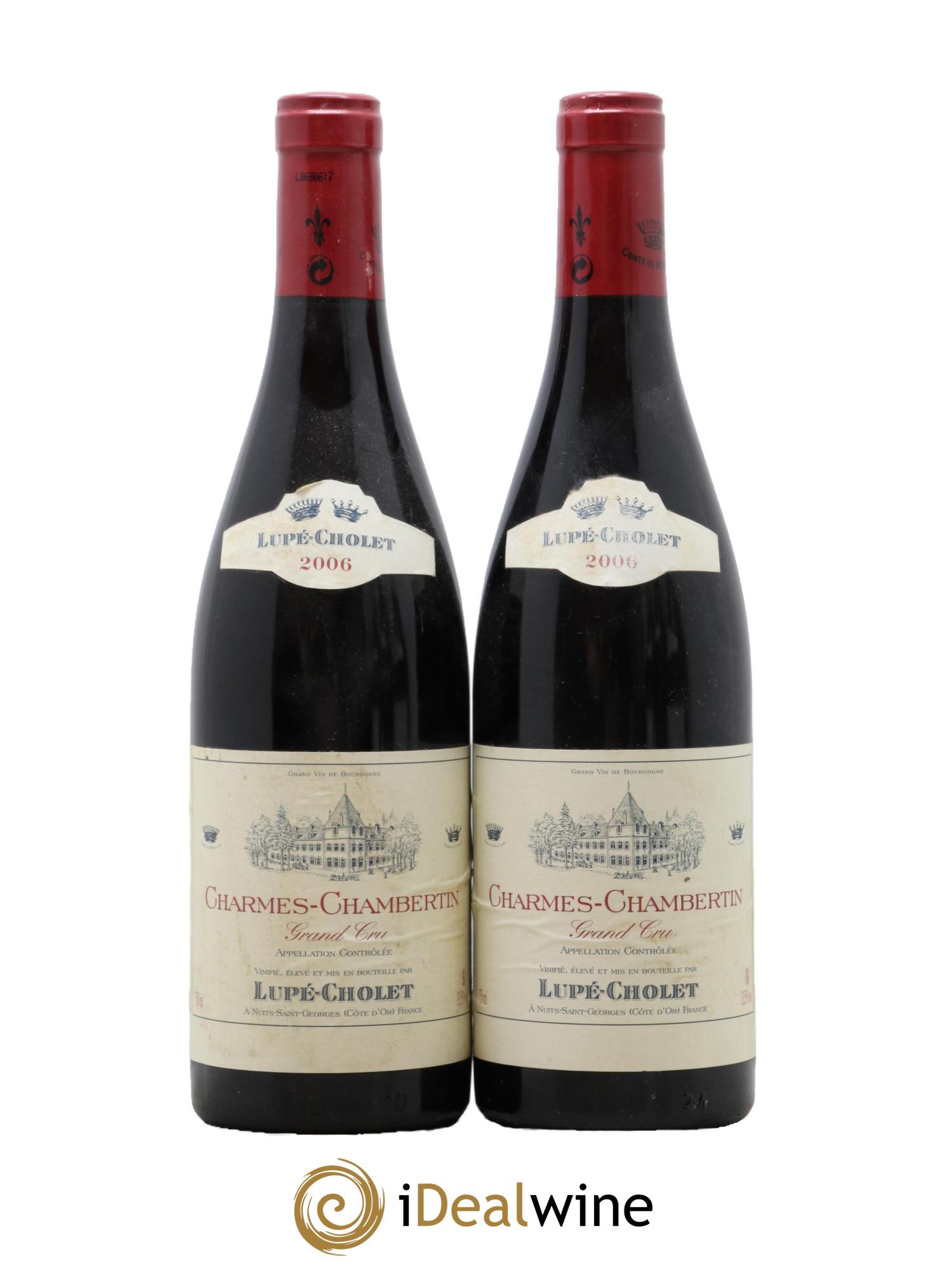 Charmes-Chambertin Grand Cru Lupe Cholet 2006 - Lotto di 2 bottiglie - 0