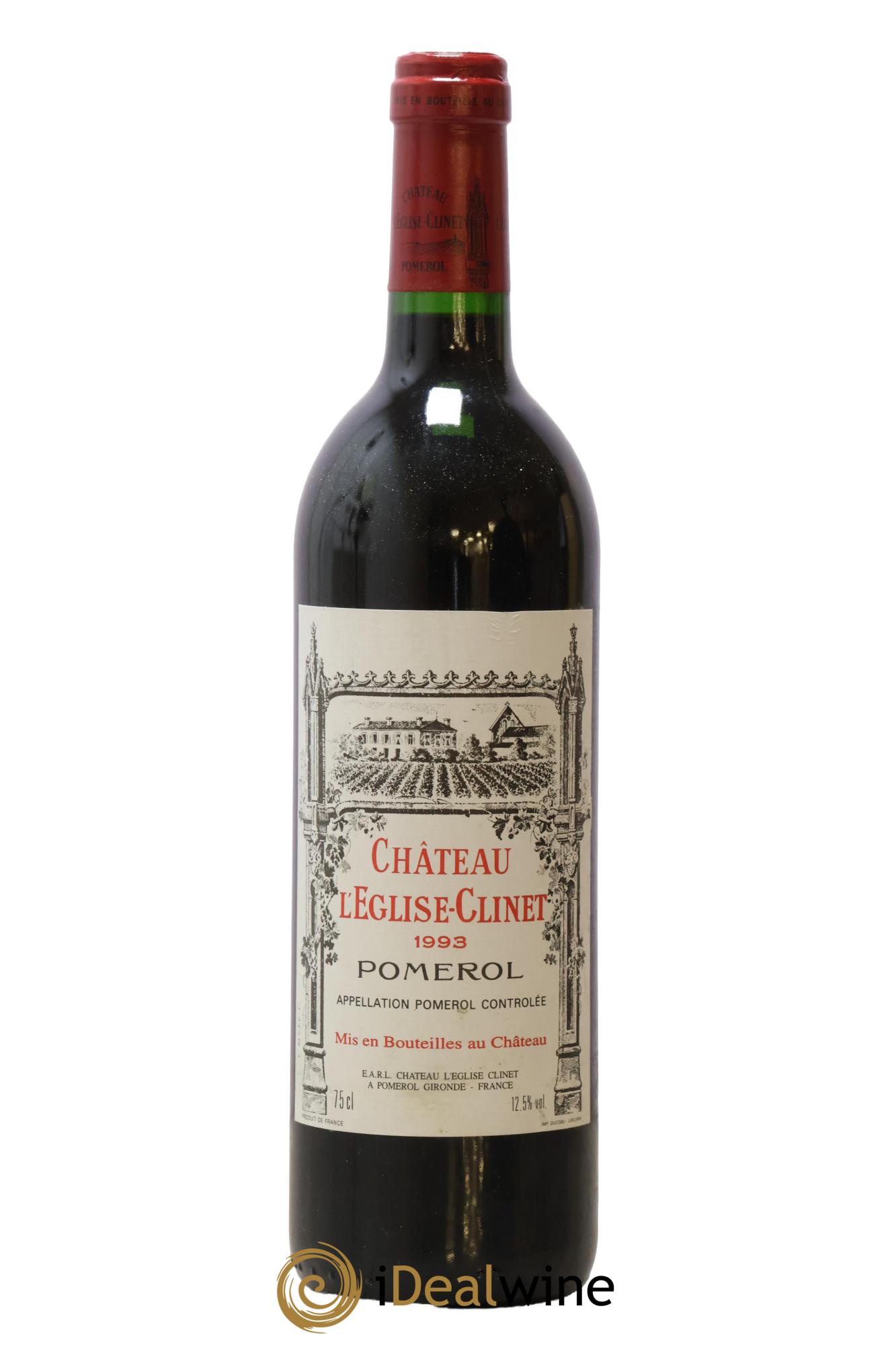Château l' Église Clinet 1993 - Lot of 1 bottle - 0