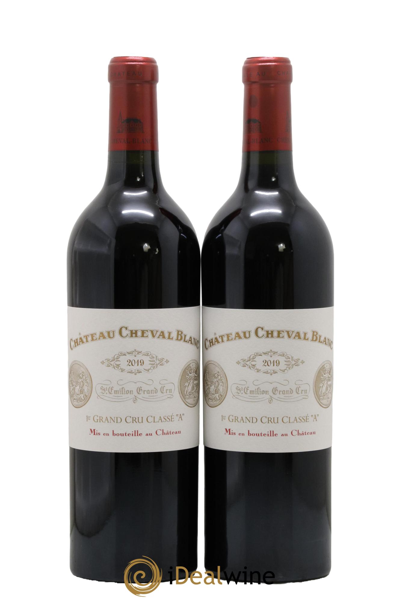 Château Cheval Blanc 1er Grand Cru Classé A 2019 - Lotto di 2 bottiglie - 0