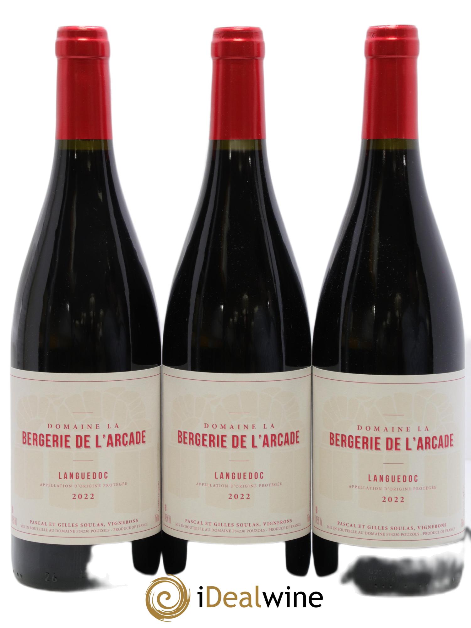 Languedoc La Bergerie de l'Arcade (Domaine) 2022 - Lotto di 3 bottiglie - 0