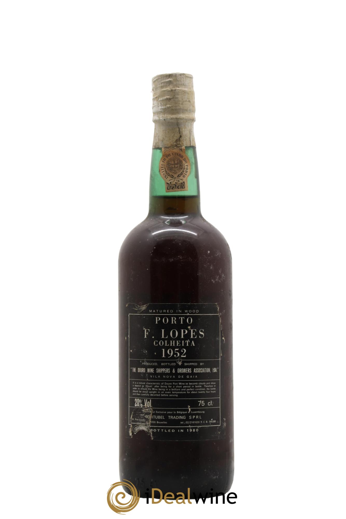 Porto Colheita Matured in Wood Lopes 1952 - Lotto di 1 bottiglia - 1
