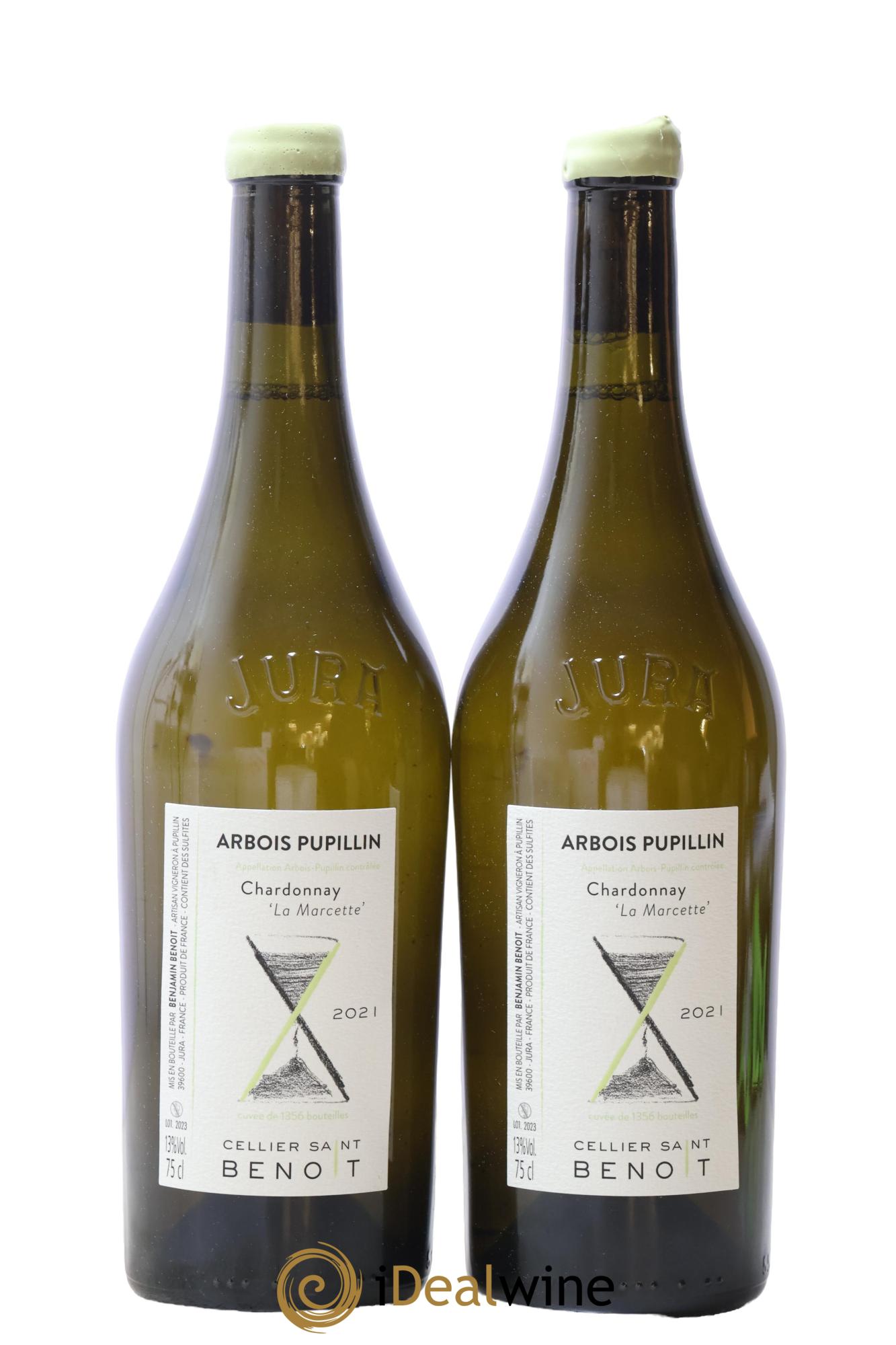 Arbois La Marcette Cellier Saint Benoît 2021 - Lot de 2 bouteilles - 0