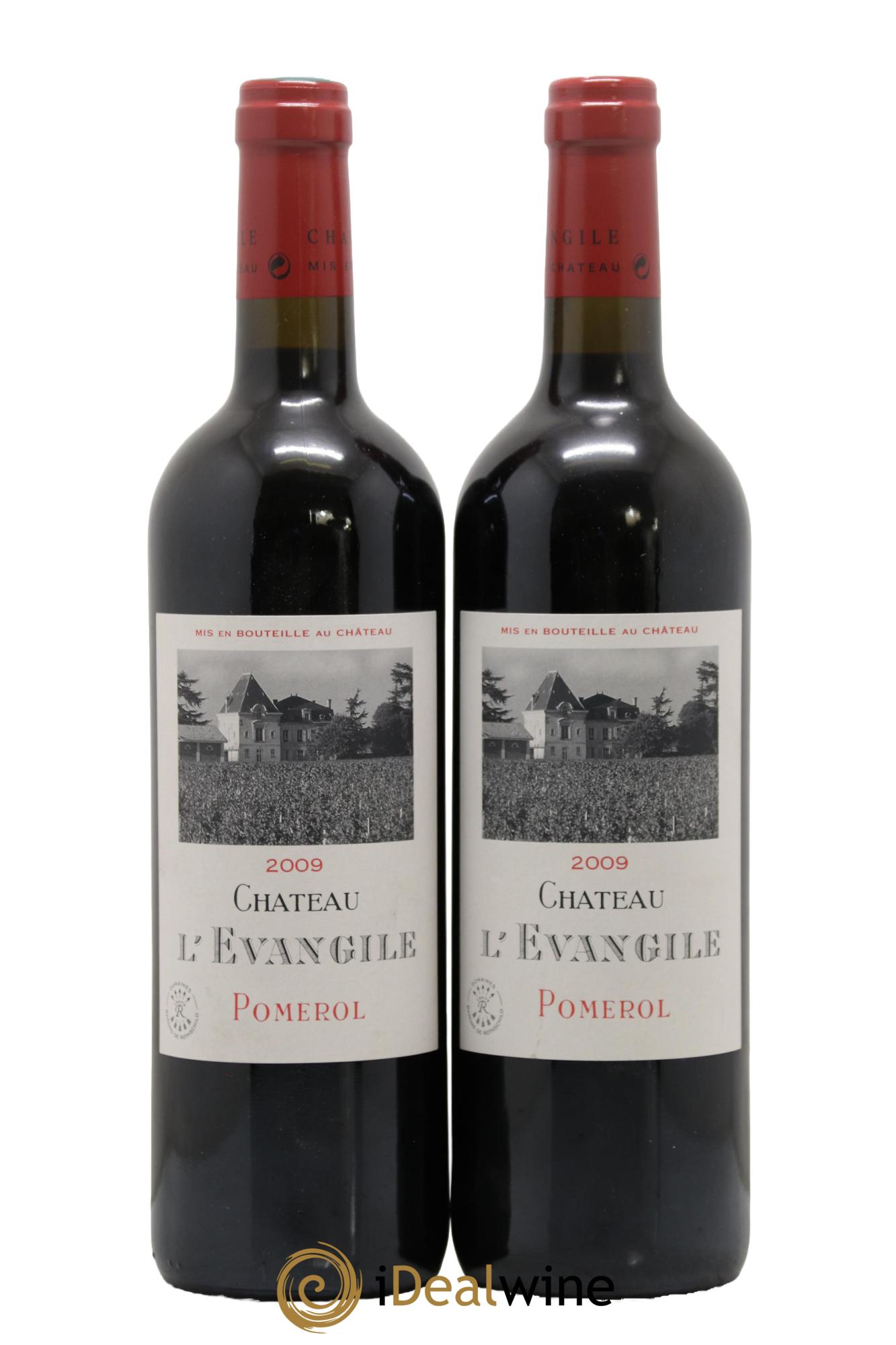 Château l' Évangile 2009 - Lot de 2 bouteilles - 0