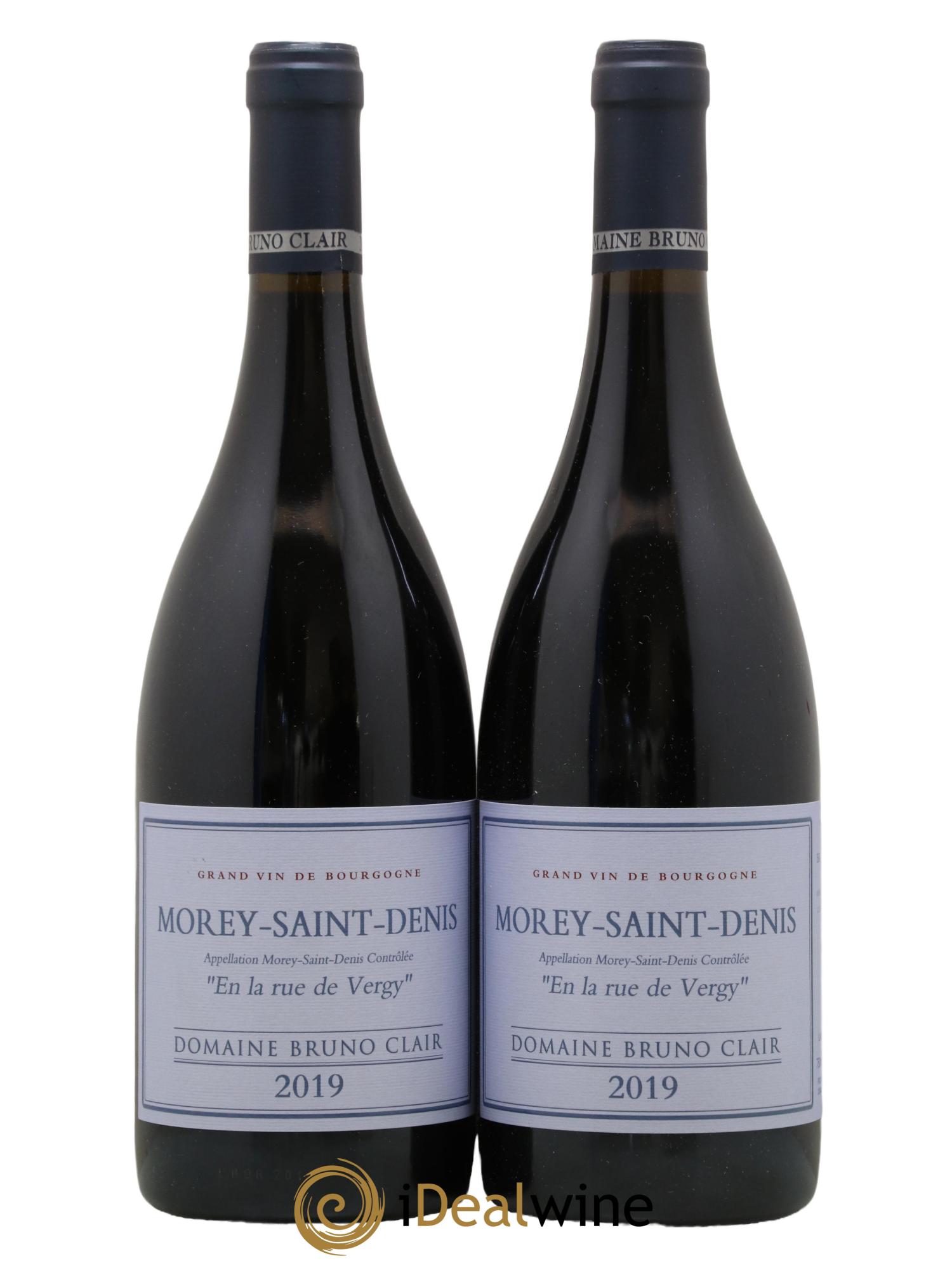 Morey-Saint-Denis En la Rue de Vergy Bruno Clair (Domaine) 2019 - Lot de 2 bouteilles - 0