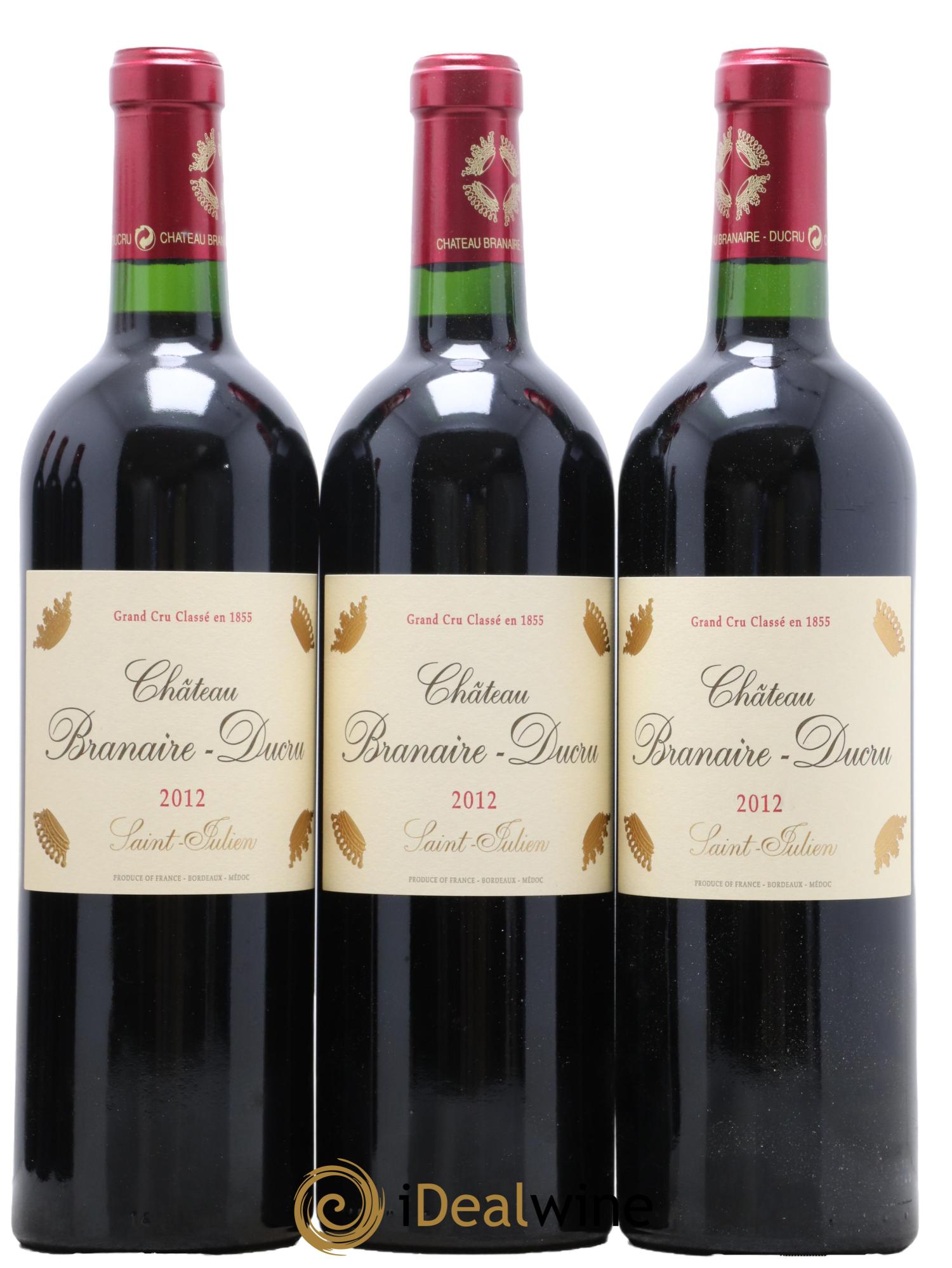 Château Branaire Ducru 4ème Grand Cru Classé 2012 - Lot de 12 bouteilles - 3