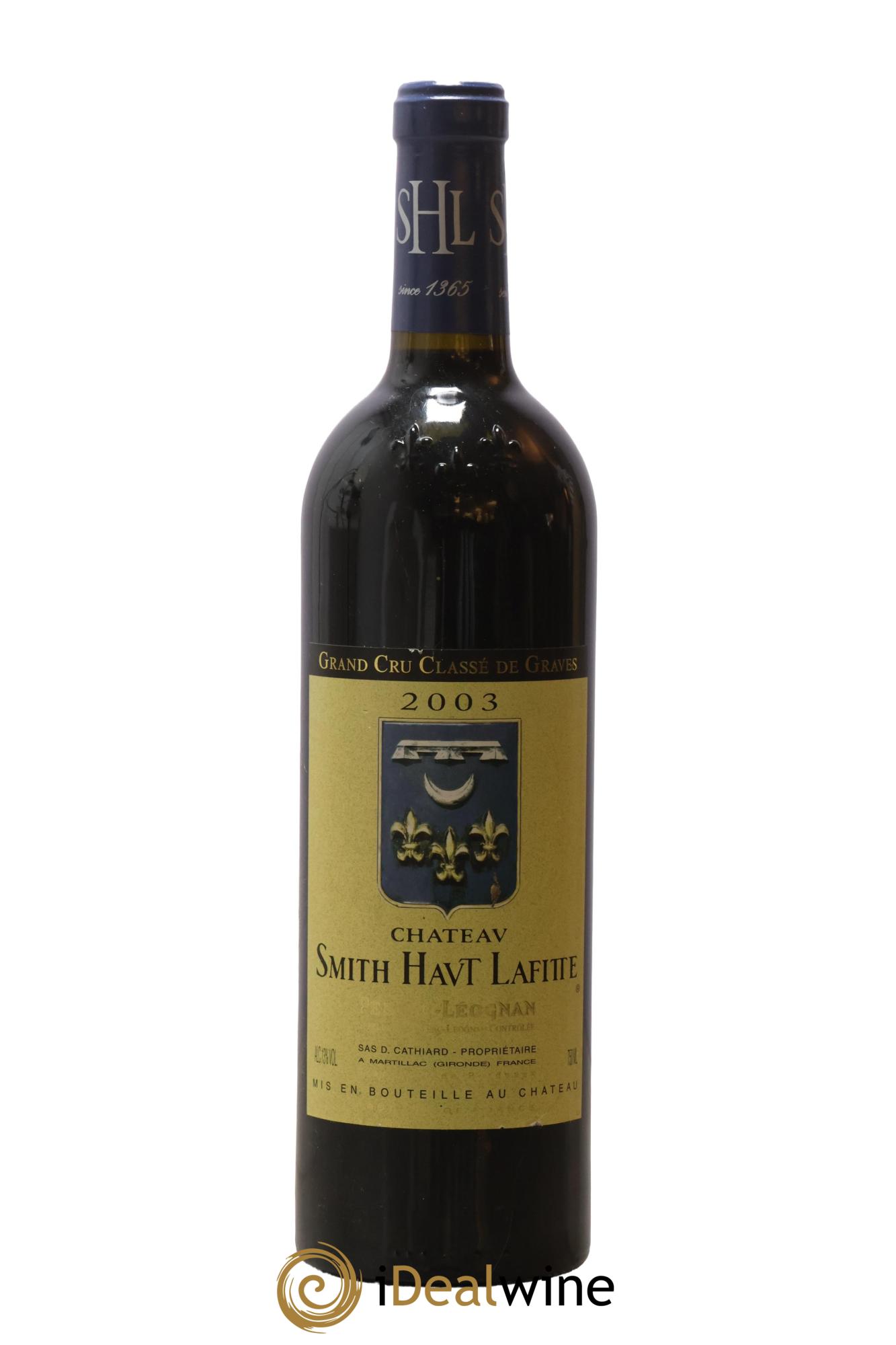 Château Smith Haut Lafitte Cru Classé de Graves 2003 - Lot de 1 bouteille - 0