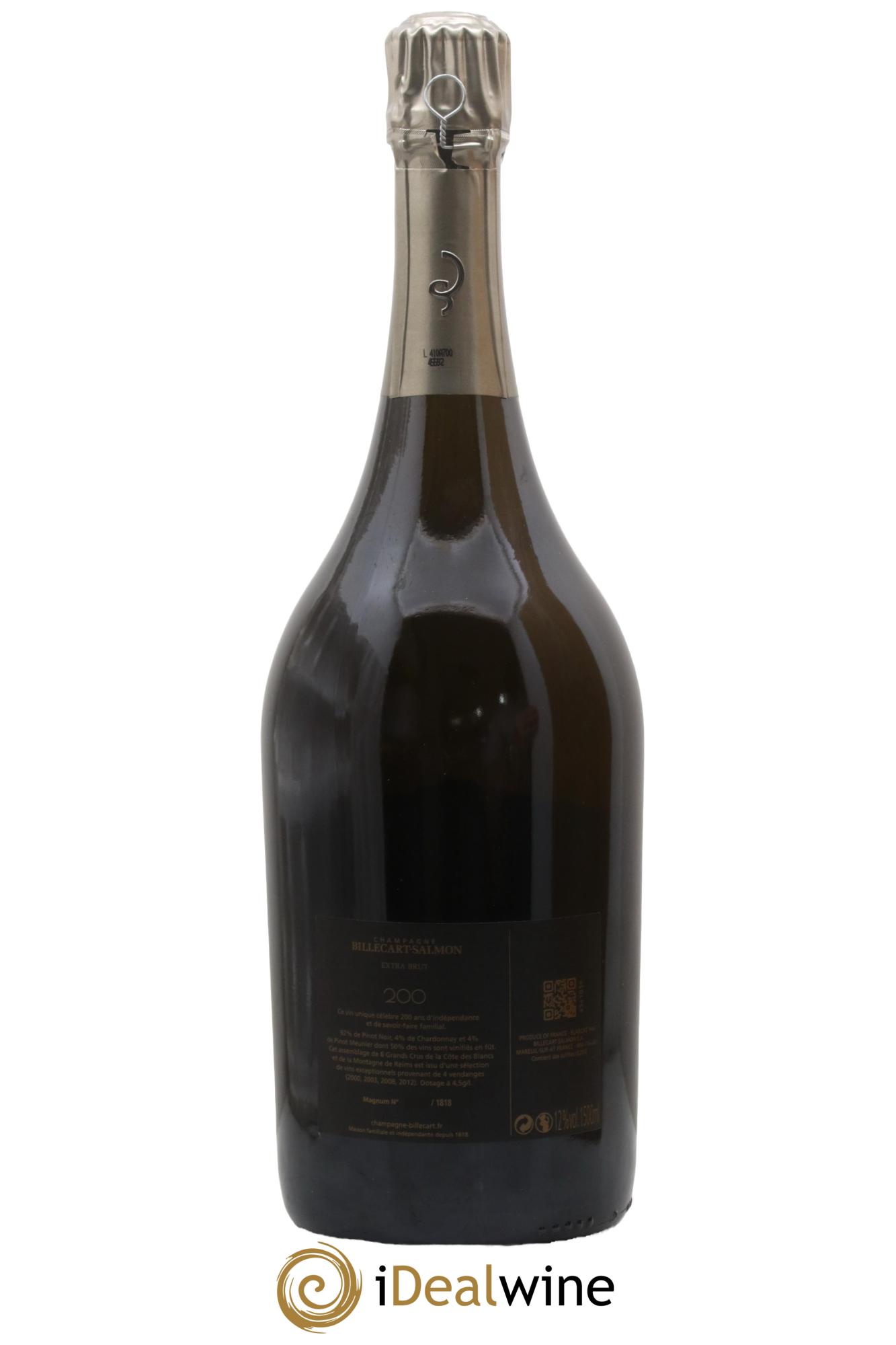 Champagne Billecart Salmon Cuvée du bicentenaire - Lot de 1 magnum - 2