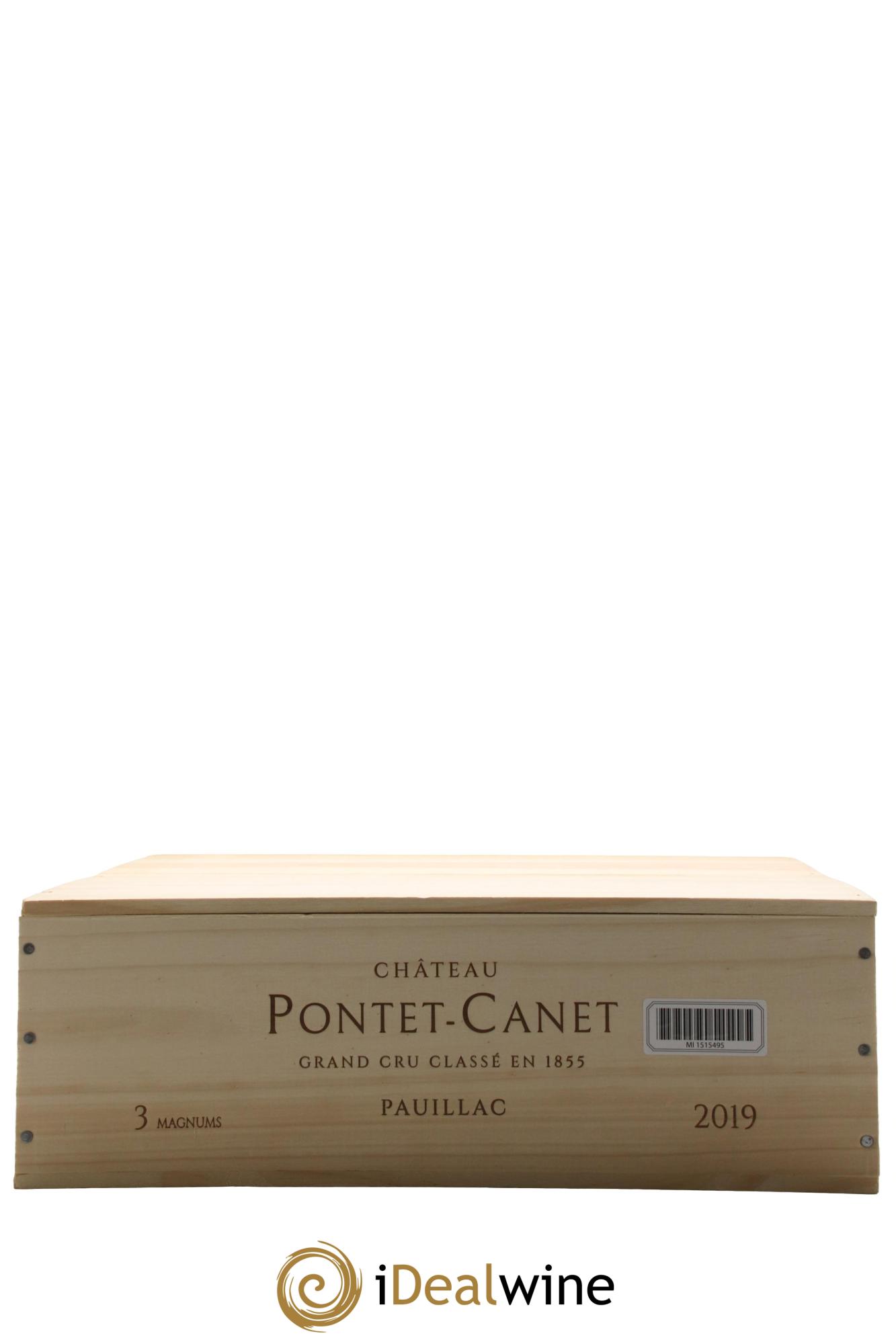 Château Pontet Canet 5ème Grand Cru Classé 2019 - Lotto di 3 magnum - 1