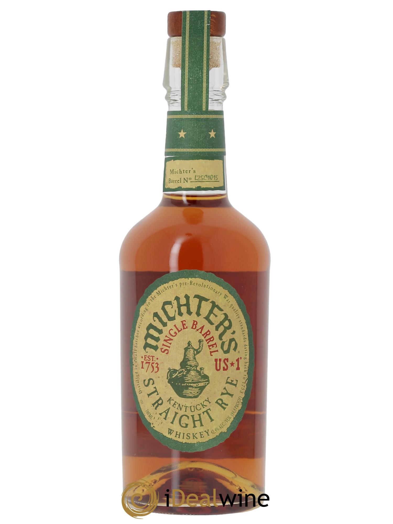 Michters's US 1 Single Barrel Rye  - Lotto di 1 bottiglia - 1