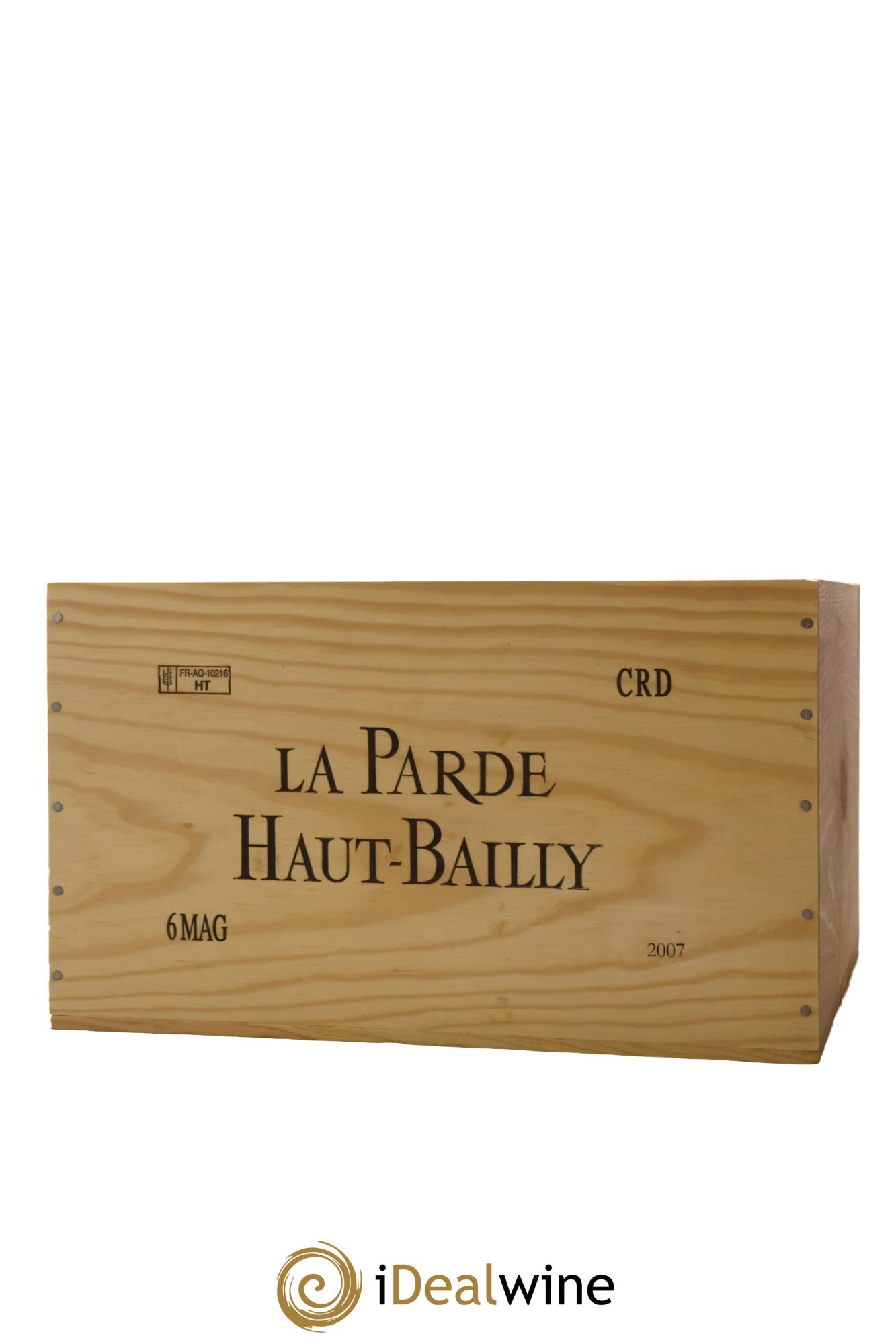 Haut Bailly II (Anciennement La Parde de Haut-Bailly) Second Vin 2007 - Lot de 6 magnums - 1