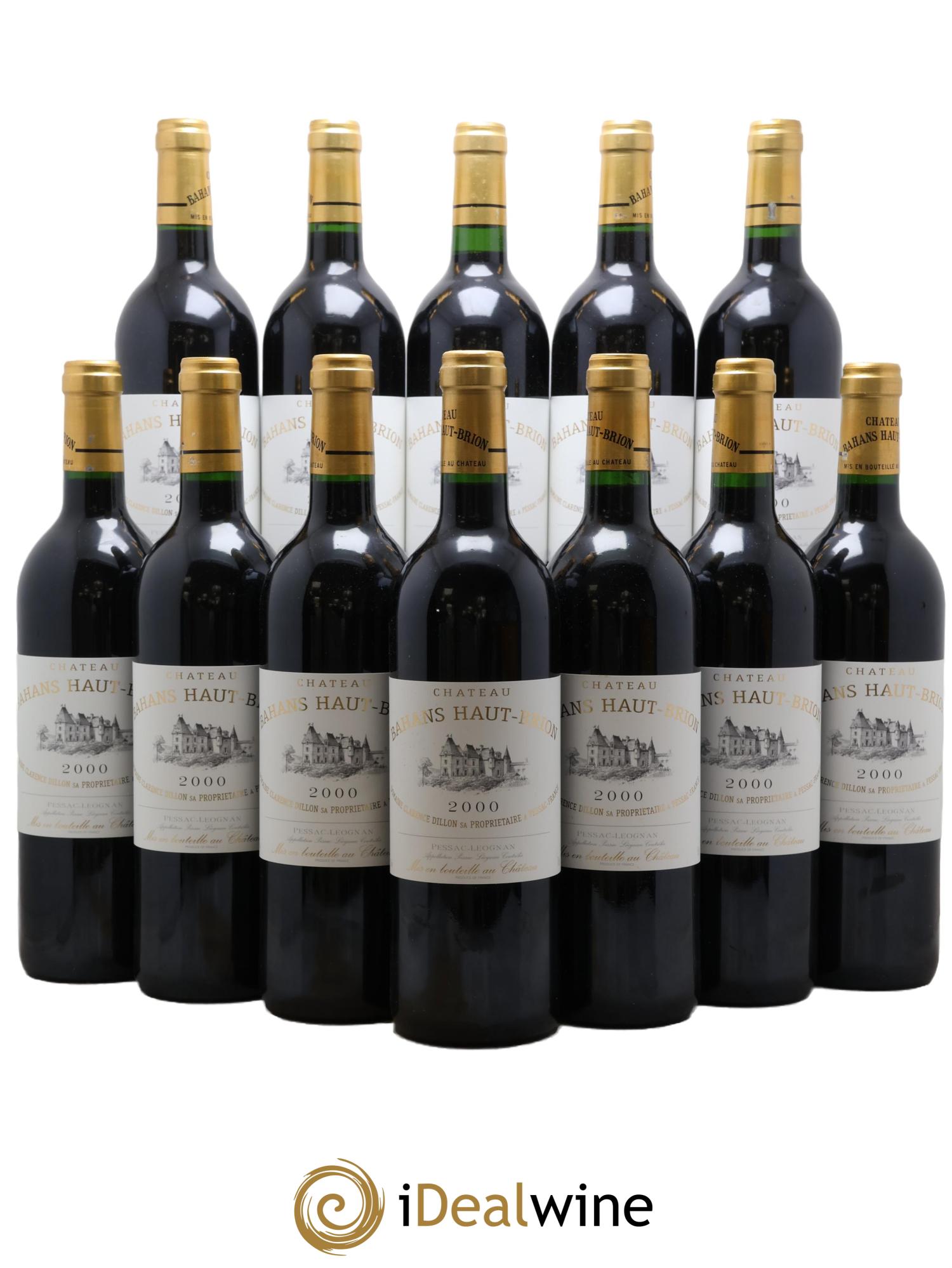 Clarence (Bahans) de Haut-Brion Second Vin 2000 - Lot de 12 bouteilles - 0
