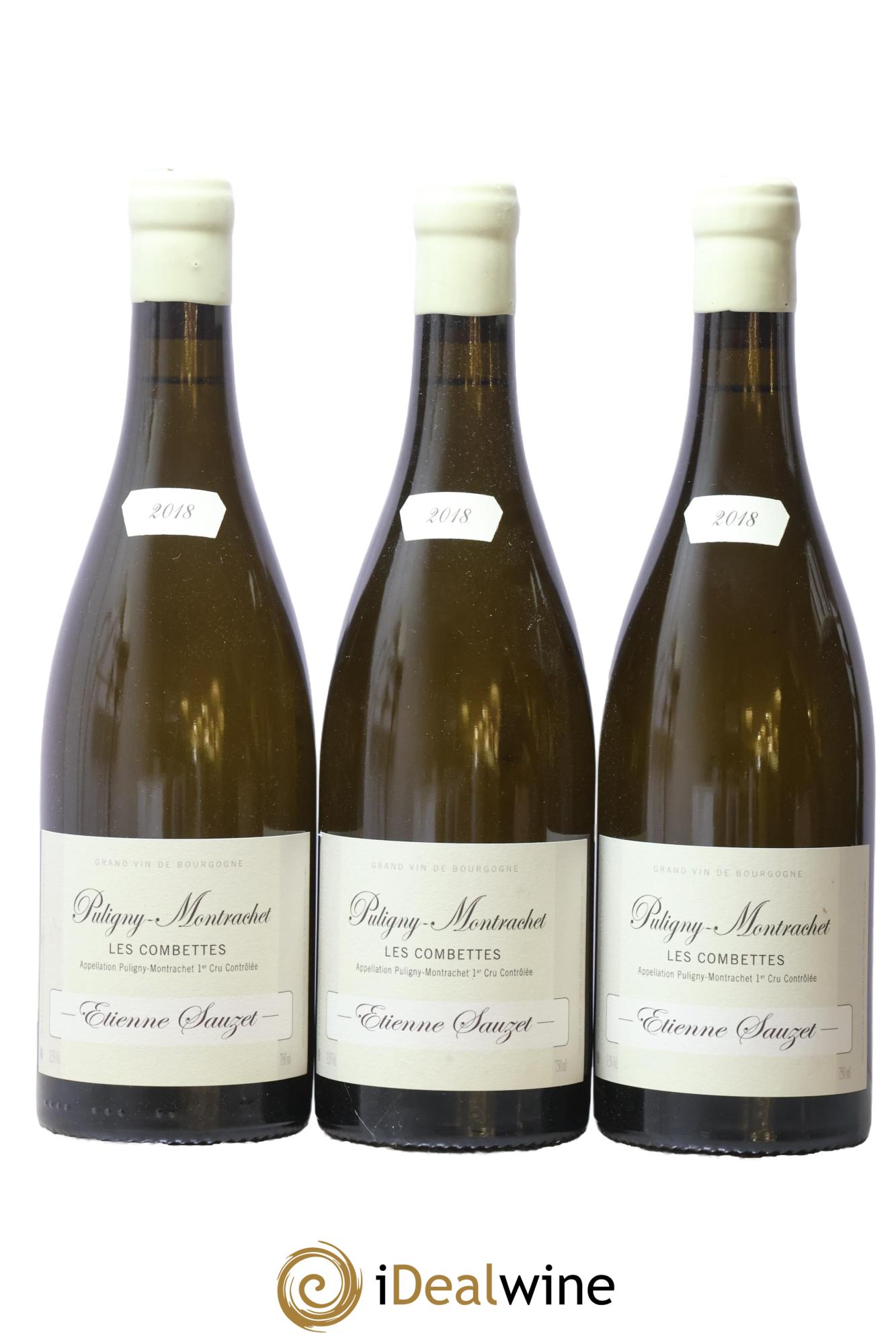 Puligny-Montrachet 1er Cru Les Combettes Etienne Sauzet 2018 - Lot de 3 bouteilles - 0
