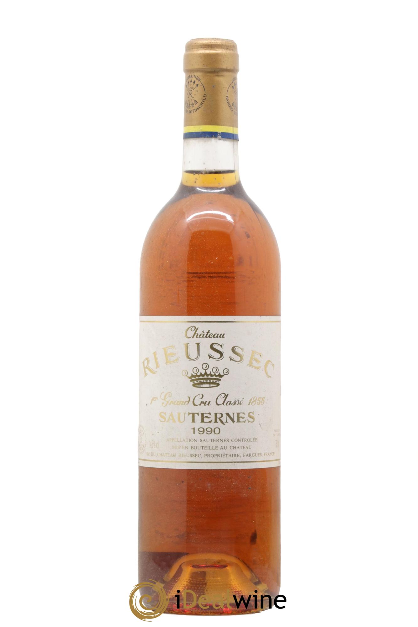 Château Rieussec 1er Grand Cru Classé 1990 - Posten von 1 Flasche - 0