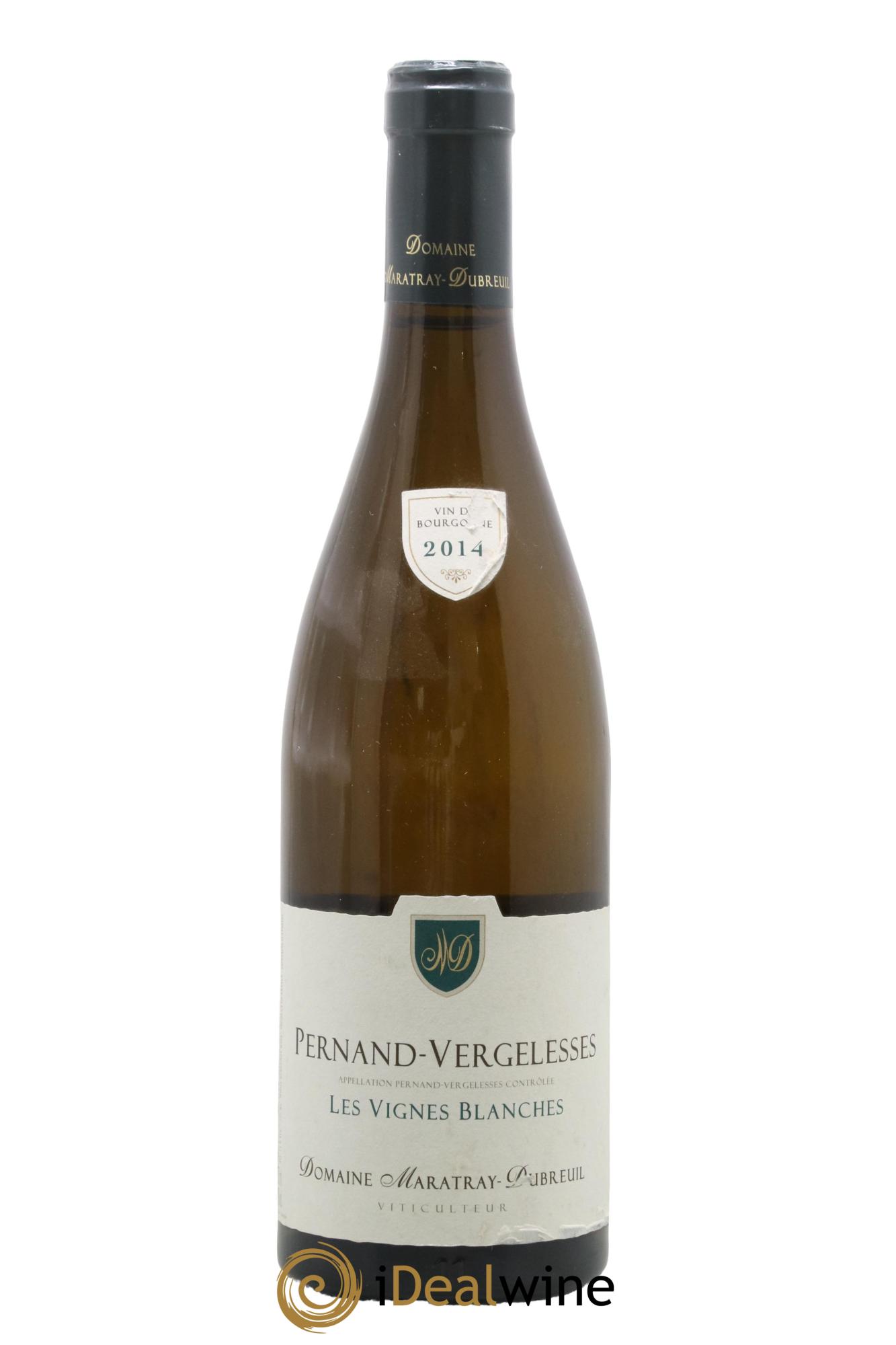 Pernand-Vergelesses Les Vignes Blanches Maratray Dubreuil 2014 - Lot de 1 bouteille - 0