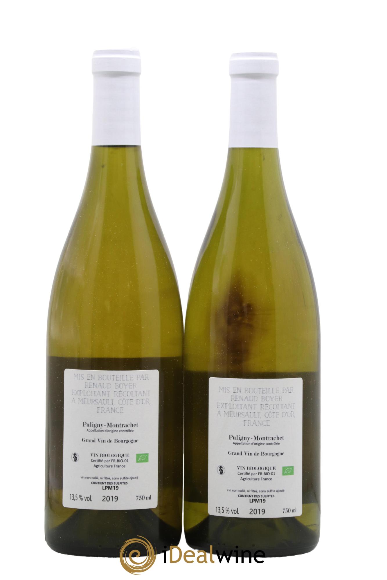 Puligny-Montrachet Les Reuchaux Renaud Boyer 2019 - Posten von 2 Flaschen - 1