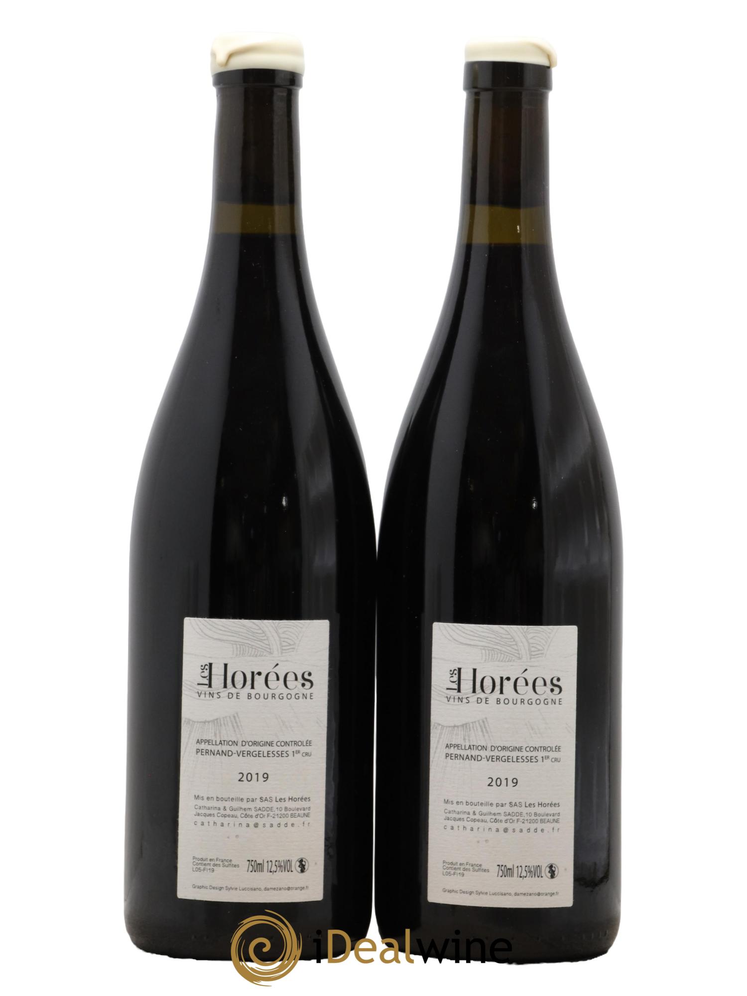 Pernand-Vergelesses 1er Cru Les Fichots Les Horées 2019 - Lot of 2 bottles - 1