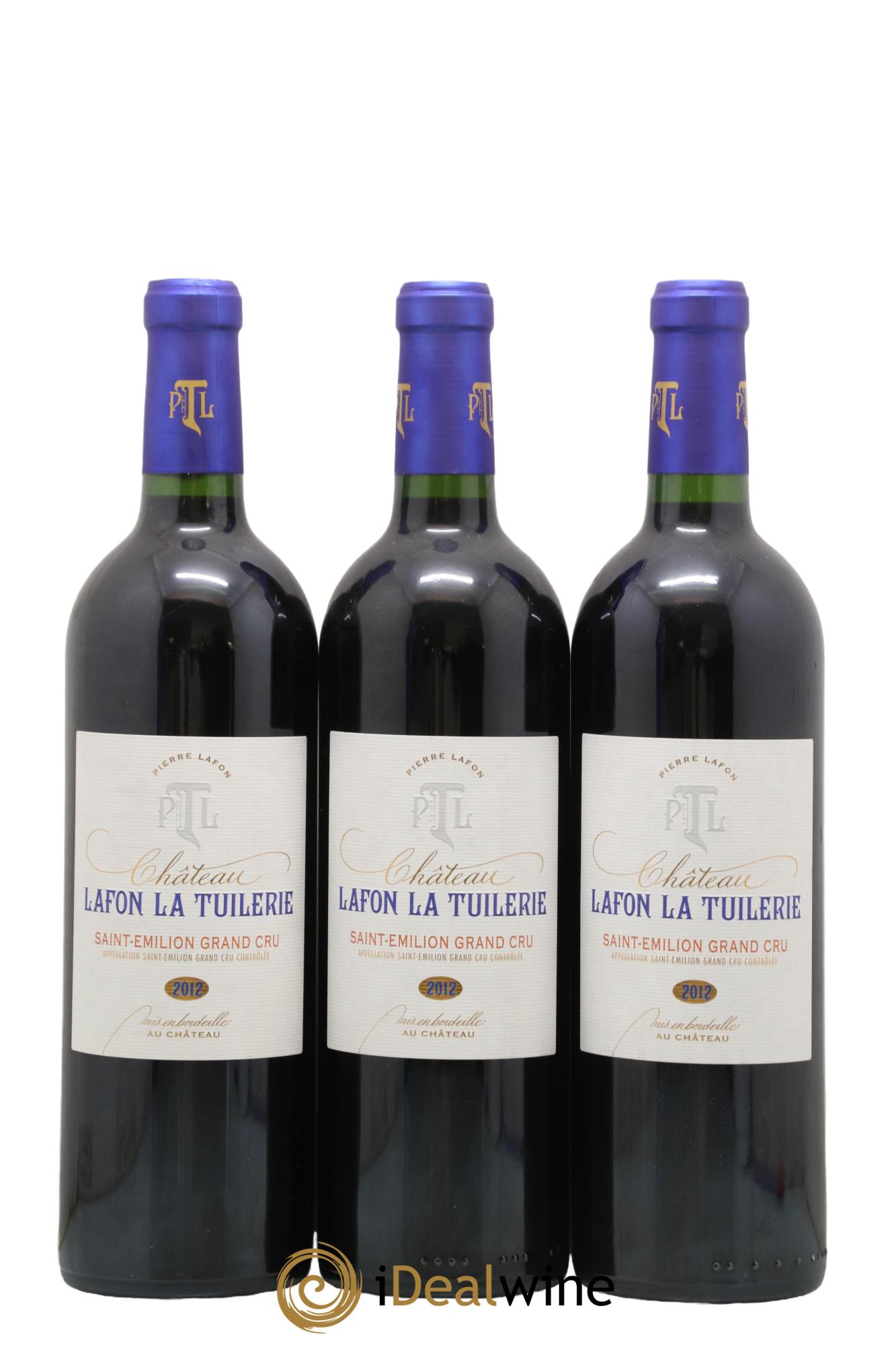 Saint-Émilion Grand Cru Lafon La Tuilerie 2012 - Posten von 3 Flaschen - 0