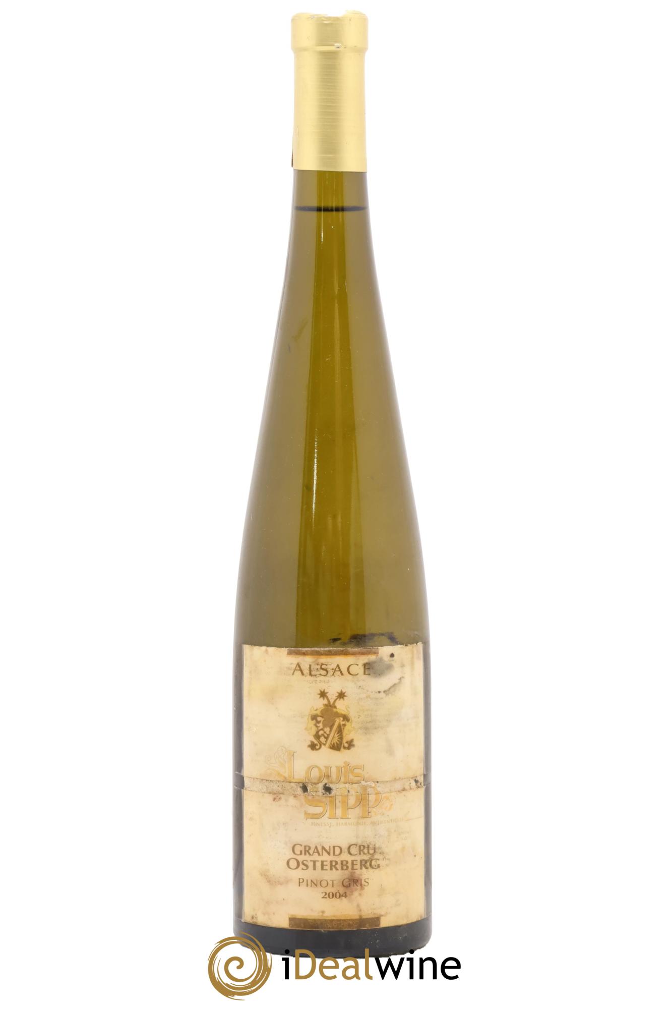 Alsace Pinot Gris Grand Cru Osterberg Domaine Louis Sipp 2004 - Lot of 1 bottle - 0