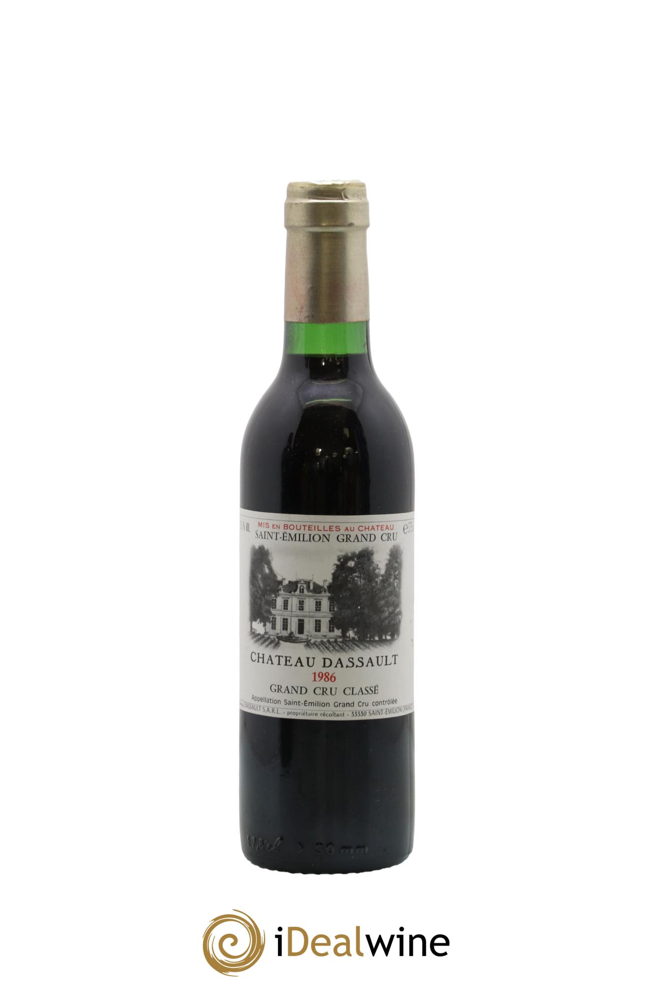 Château Dassault Grand Cru Classé 1986 - Lot of 1 half-bottle - 0