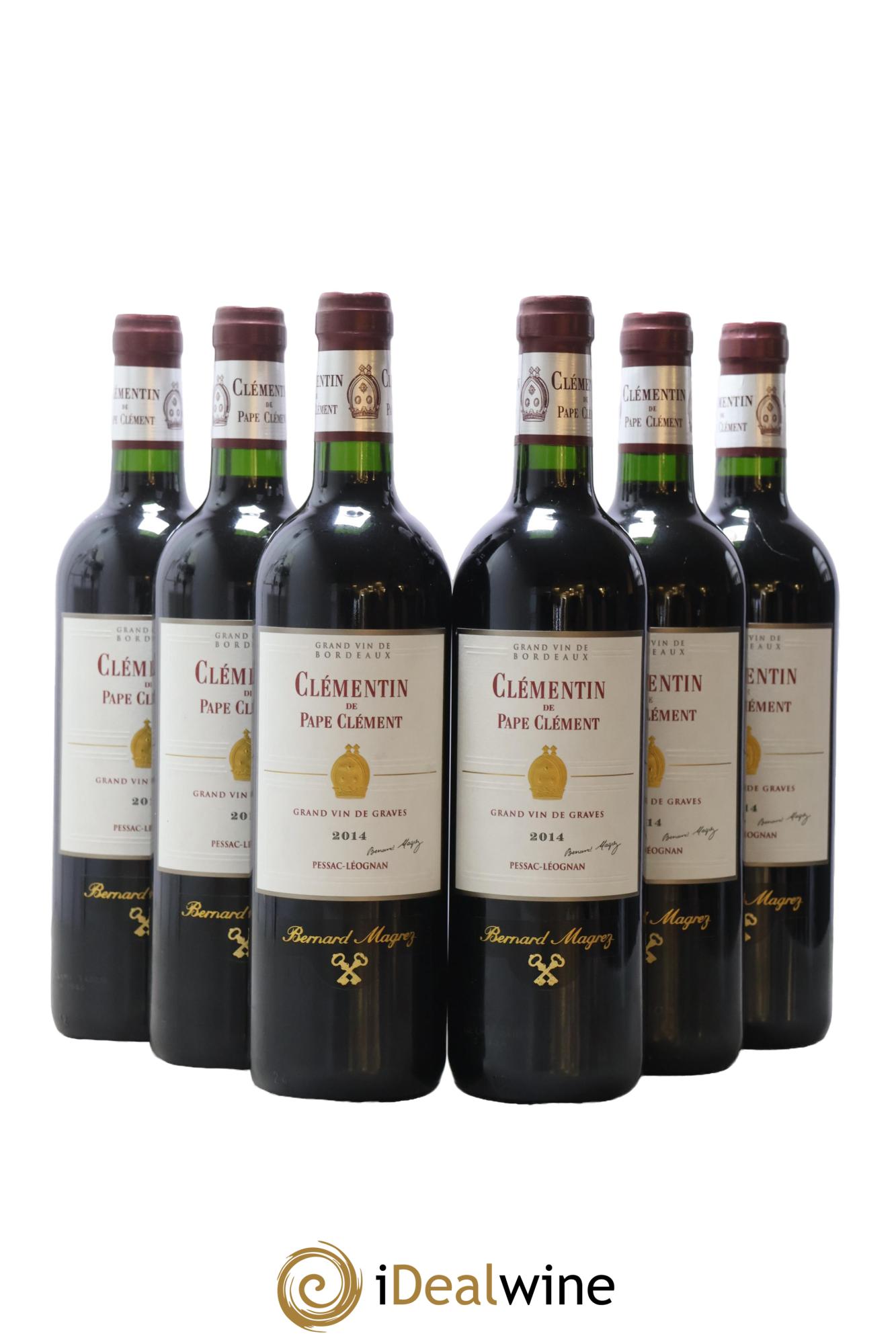 Le Clémentin de Pape Clément Second Vin 2014 - Lot de 6 bouteilles - 0