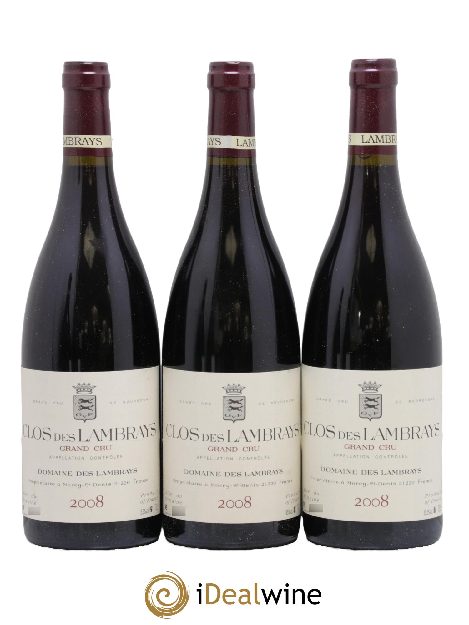 Clos des Lambrays Grand Cru Domaine des Lambrays 2008 - Posten von 6 Flaschen - 1