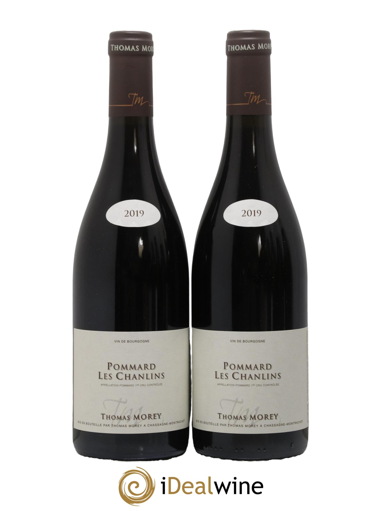 Pommard 1er Cru Les Chanlins Thomas Morey 2019 - Lot de 2 bouteilles - 0