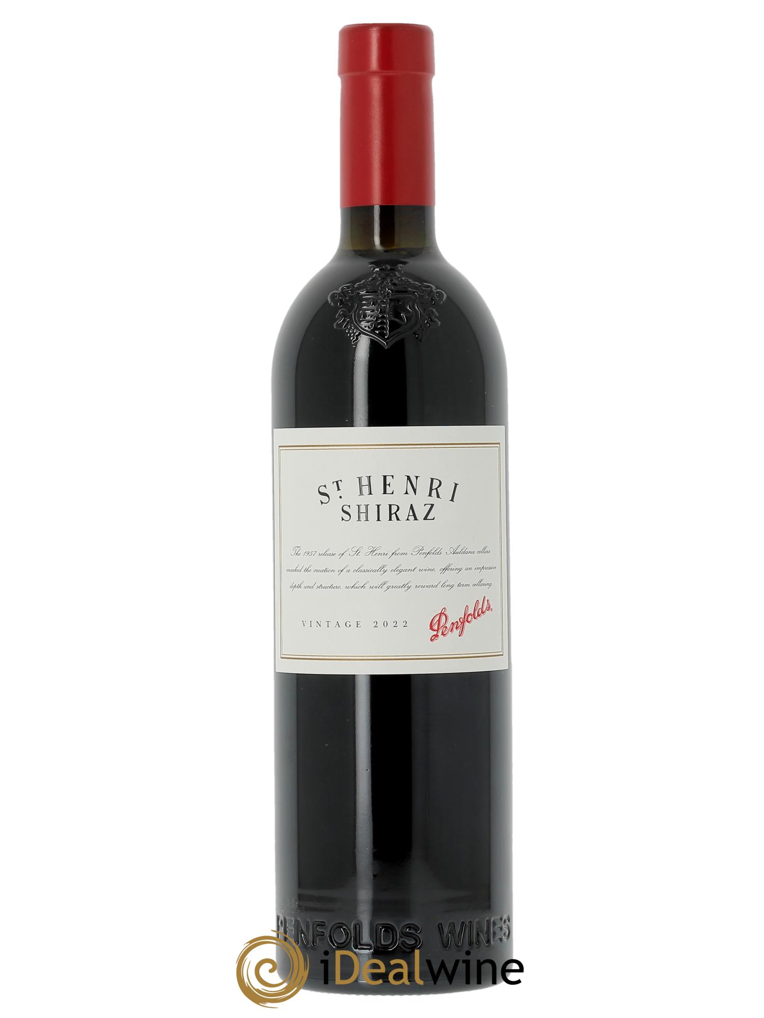 South Australia Penfolds Wines Saint Henri Shiraz (CBO à partir de 6 bts) 2022 - Lot de 1 bouteille - 0
