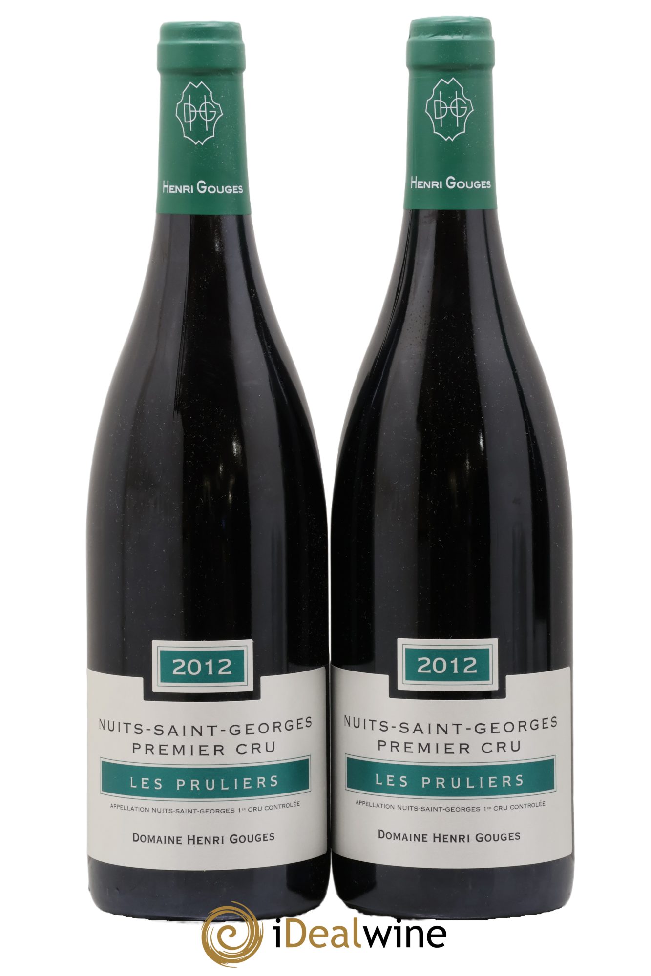 Nuits-Saint-Georges 1er Cru Les Pruliers Henri Gouges 2012 - Lot de 2 bouteilles - 0