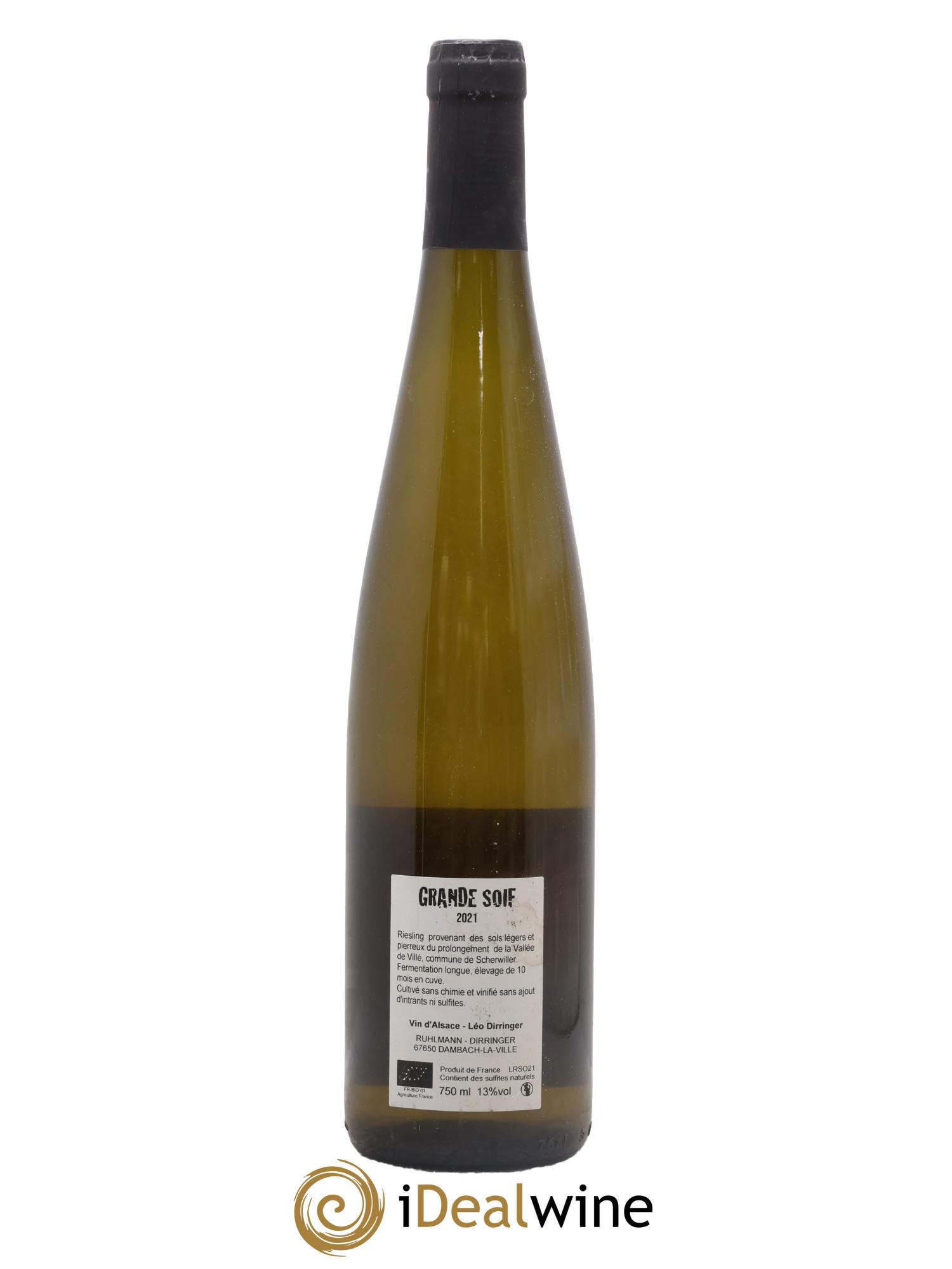 Alsace Grande Soif Ginglinger 2021 - Posten von 1 Flasche - 1