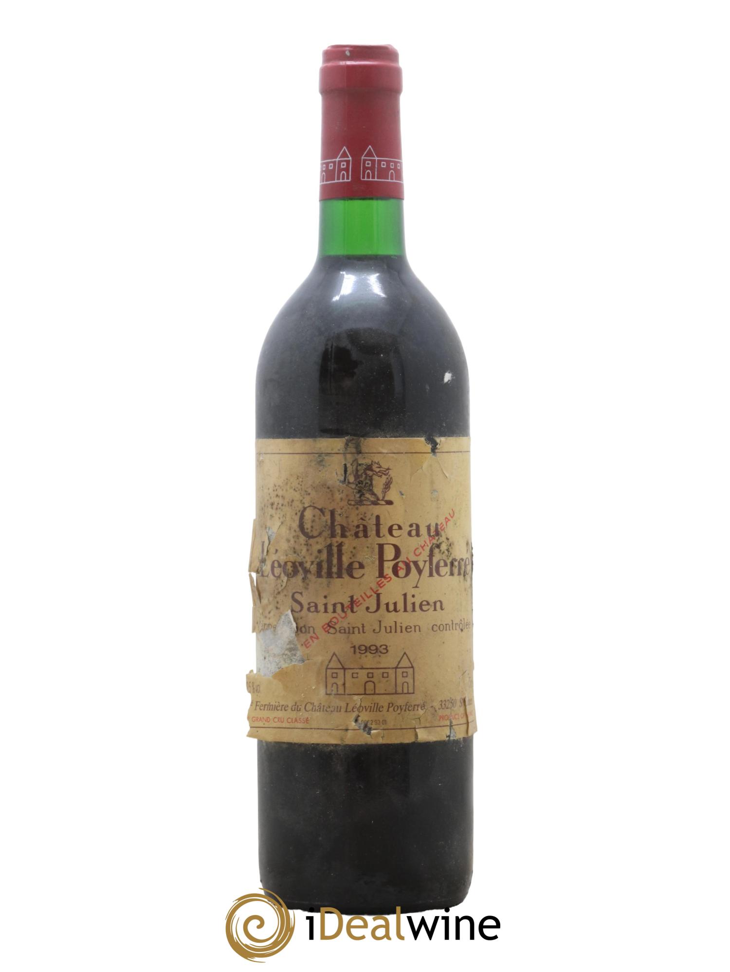 Château Léoville Poyferré 2ème Grand Cru Classé 1993 - Lot de 1 bouteille - 0