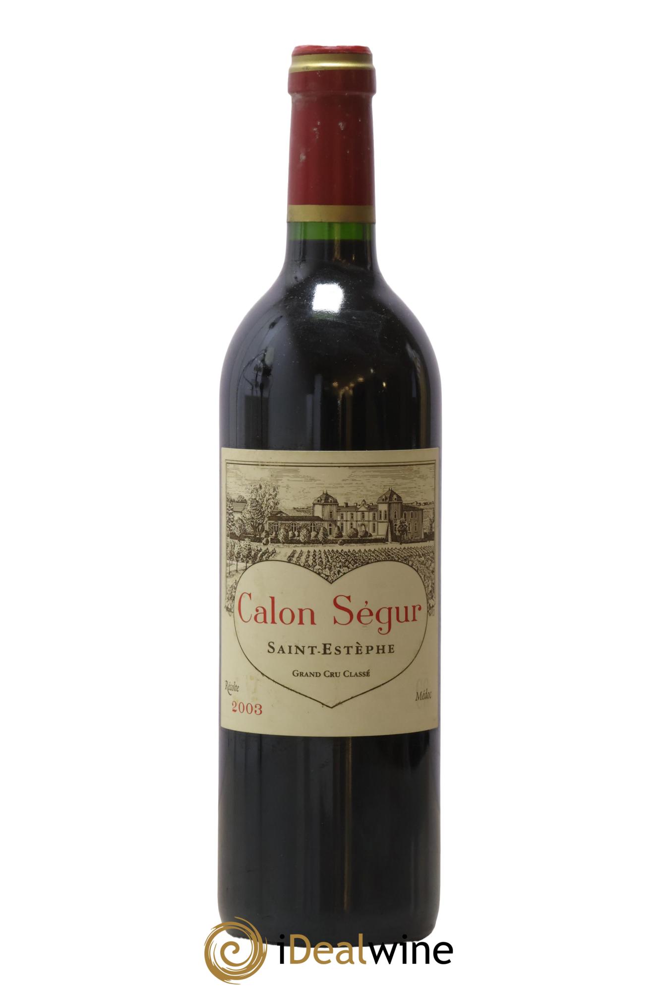 Château Calon Ségur 3ème Grand Cru Classé 2003 - Lot de 1 bouteille - 0