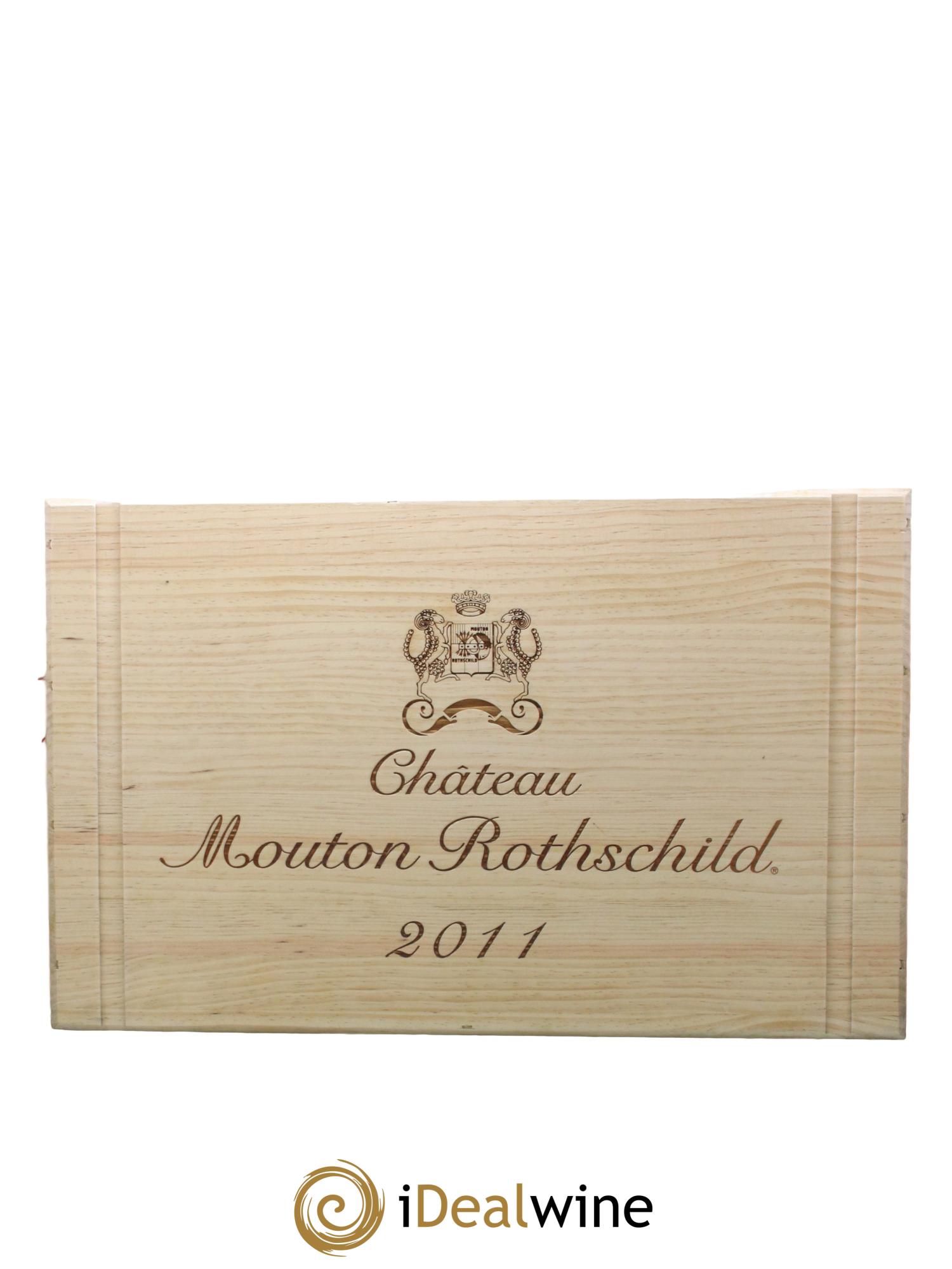 Château Mouton Rothschild 1er Grand Cru Classé 2011 - Lot de 6 bouteilles - 6
