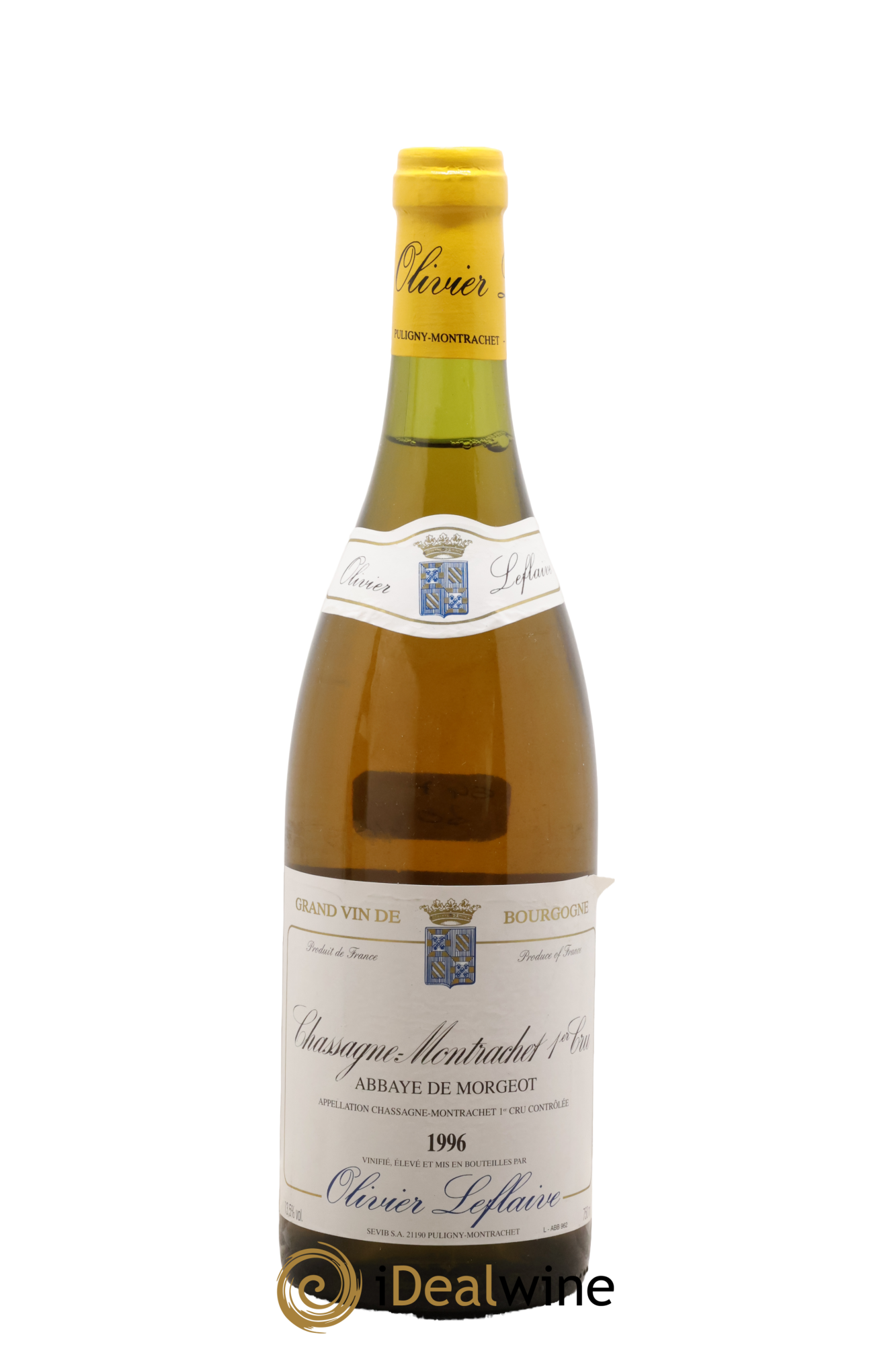 Chassagne-Montrachet 1er Cru Abbaye de Morgeot Olivier Leflaive 1996 - Lot de 1 bouteille - 0