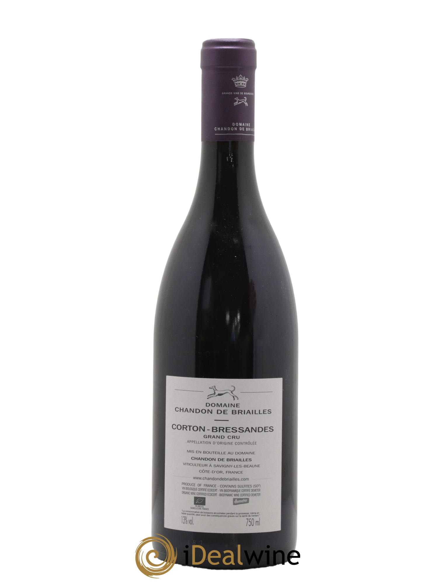 Corton Grand Cru Bressandes Chandon de Briailles 2017 - Lot de 1 bouteille - 1