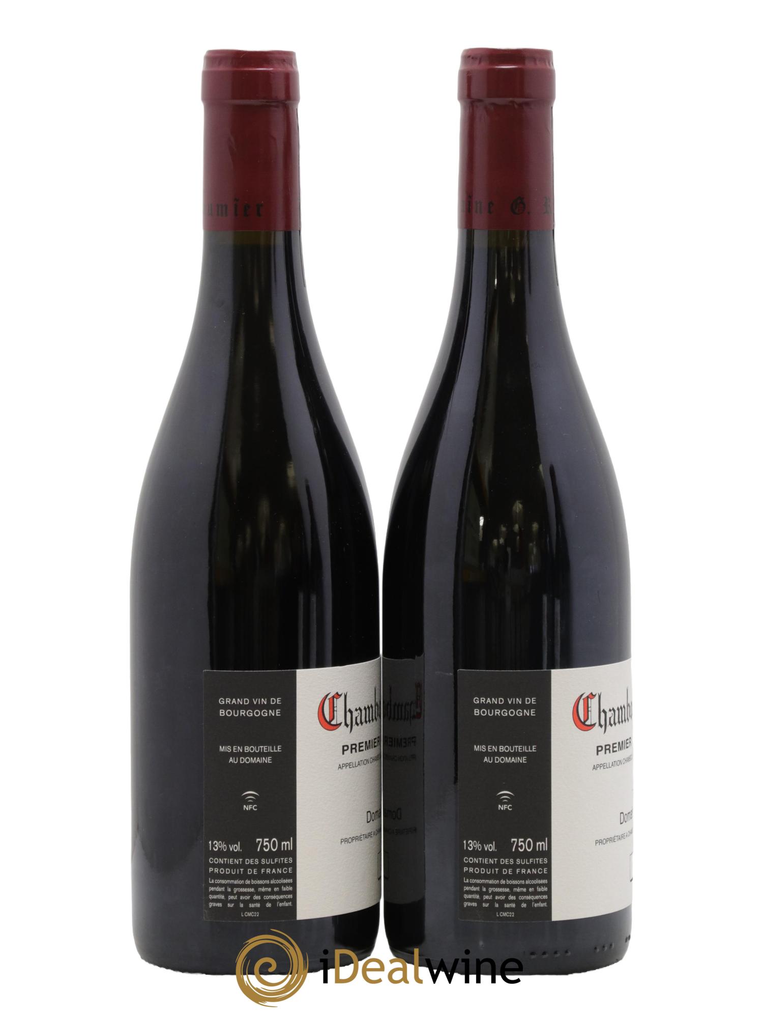 Chambolle-Musigny 1er Cru Les Cras Georges Roumier (Domaine) 2022 - Lot of 2 bottles - 1