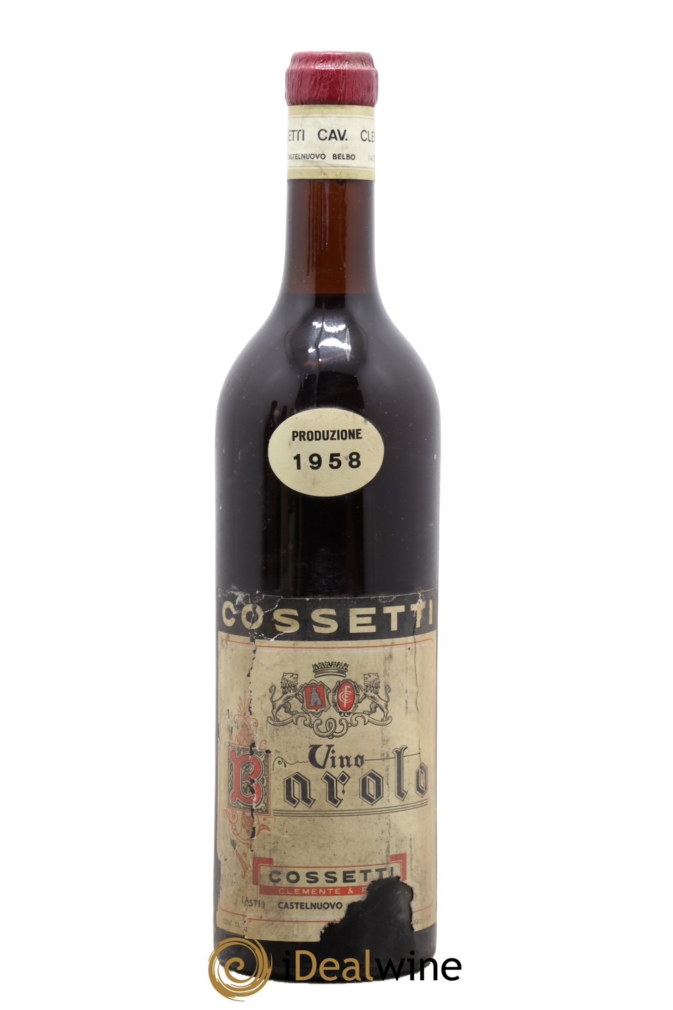 Barolo Cossetti 1958 - Lot of 1 bottle - 0