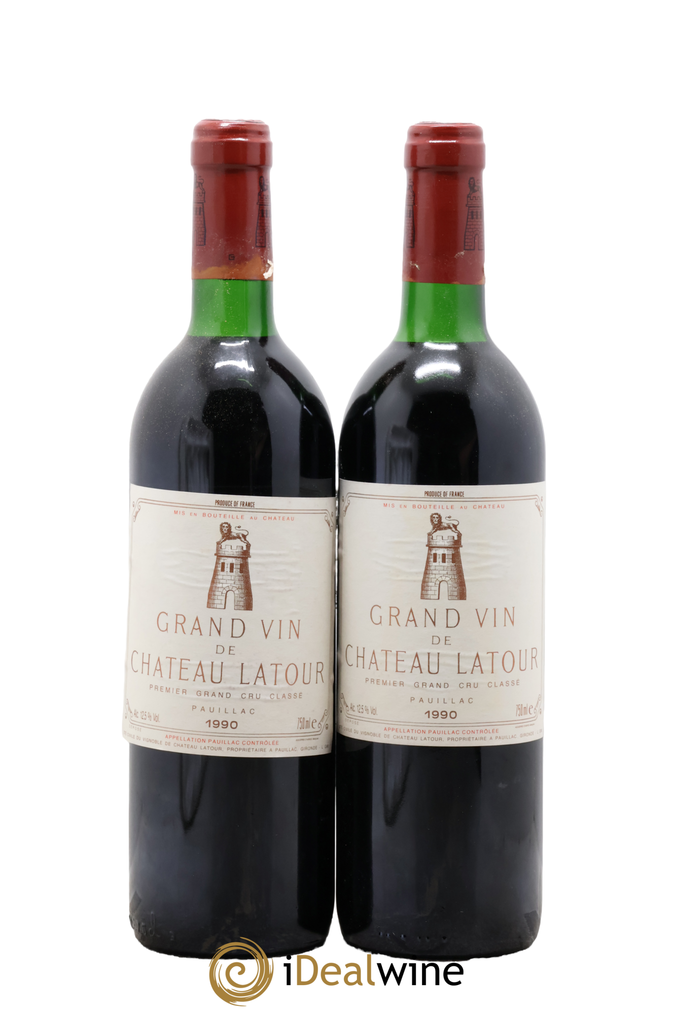 Château Latour 1er Grand Cru Classé 1990 - Lot of 2 bottles - 0